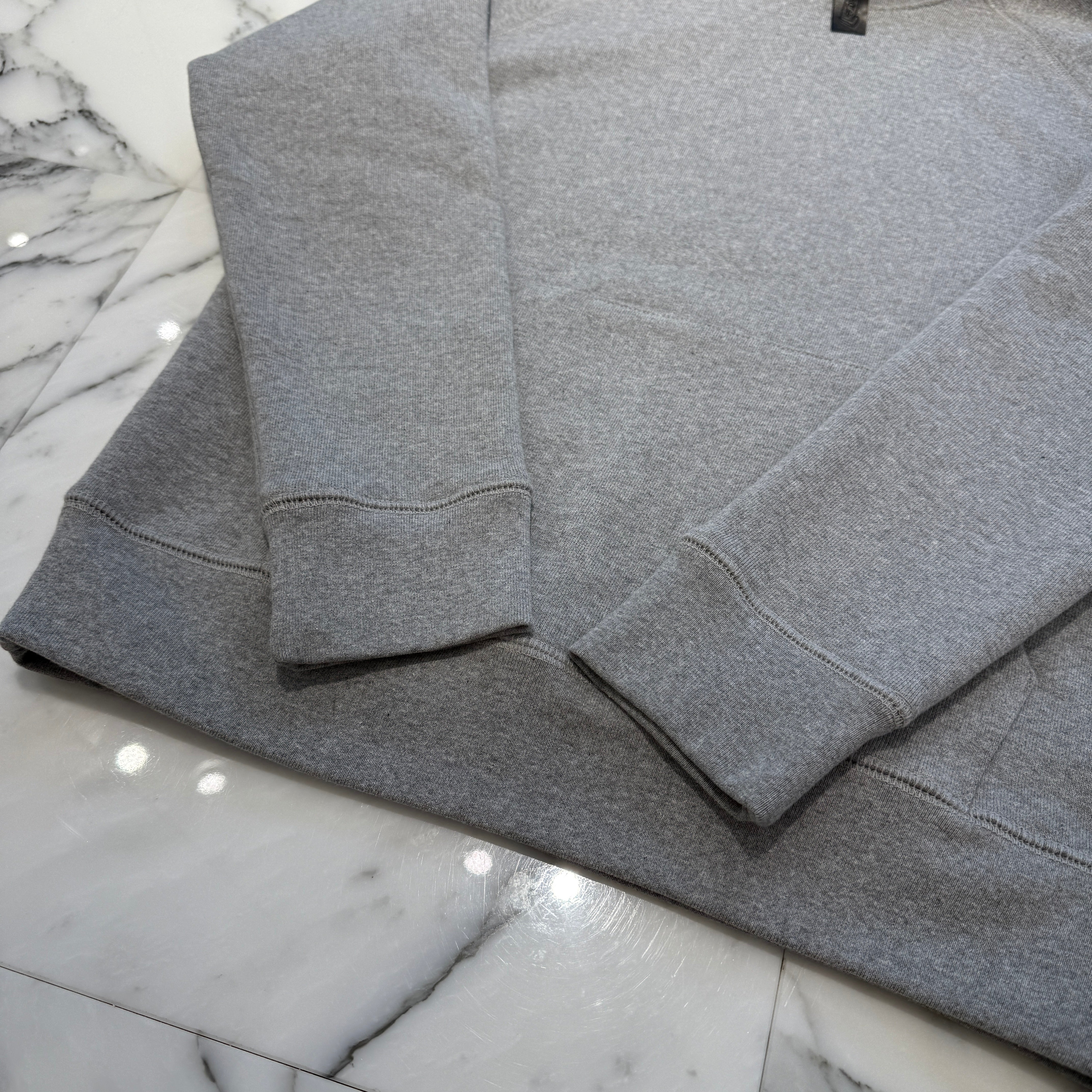 CHROME HEARTS Y NOT Cemetery Cross Leather Patch Pullover Hoodie Size S クロムハーツ ワイノット セメタリークロス レザーパッチ プルオーバーフーディー サイズS