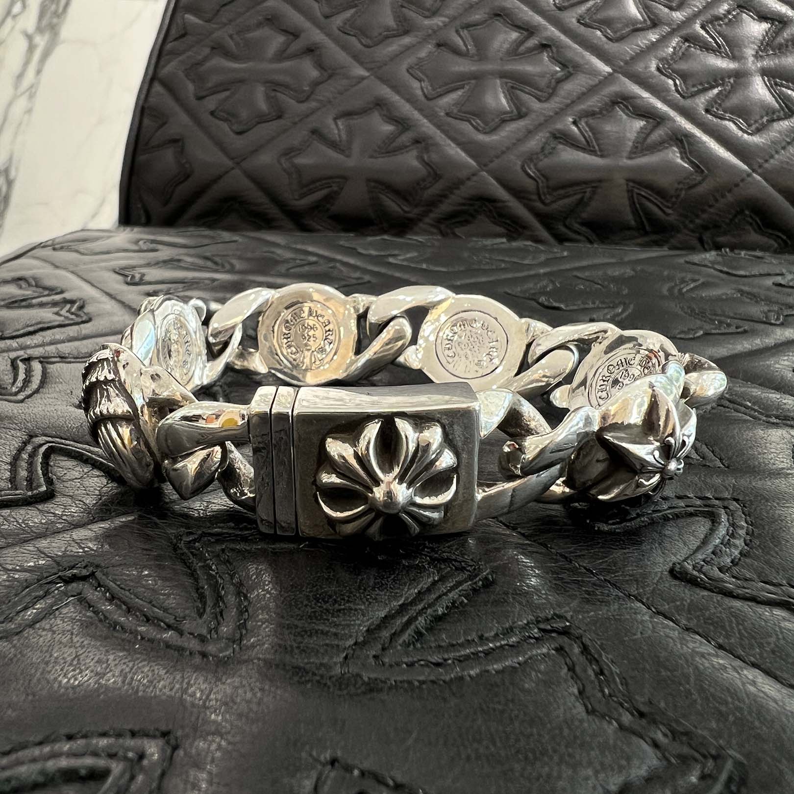 CHROME HEARTS Multi Link ID Bracelet 6 LINK クロムハーツ マルチ