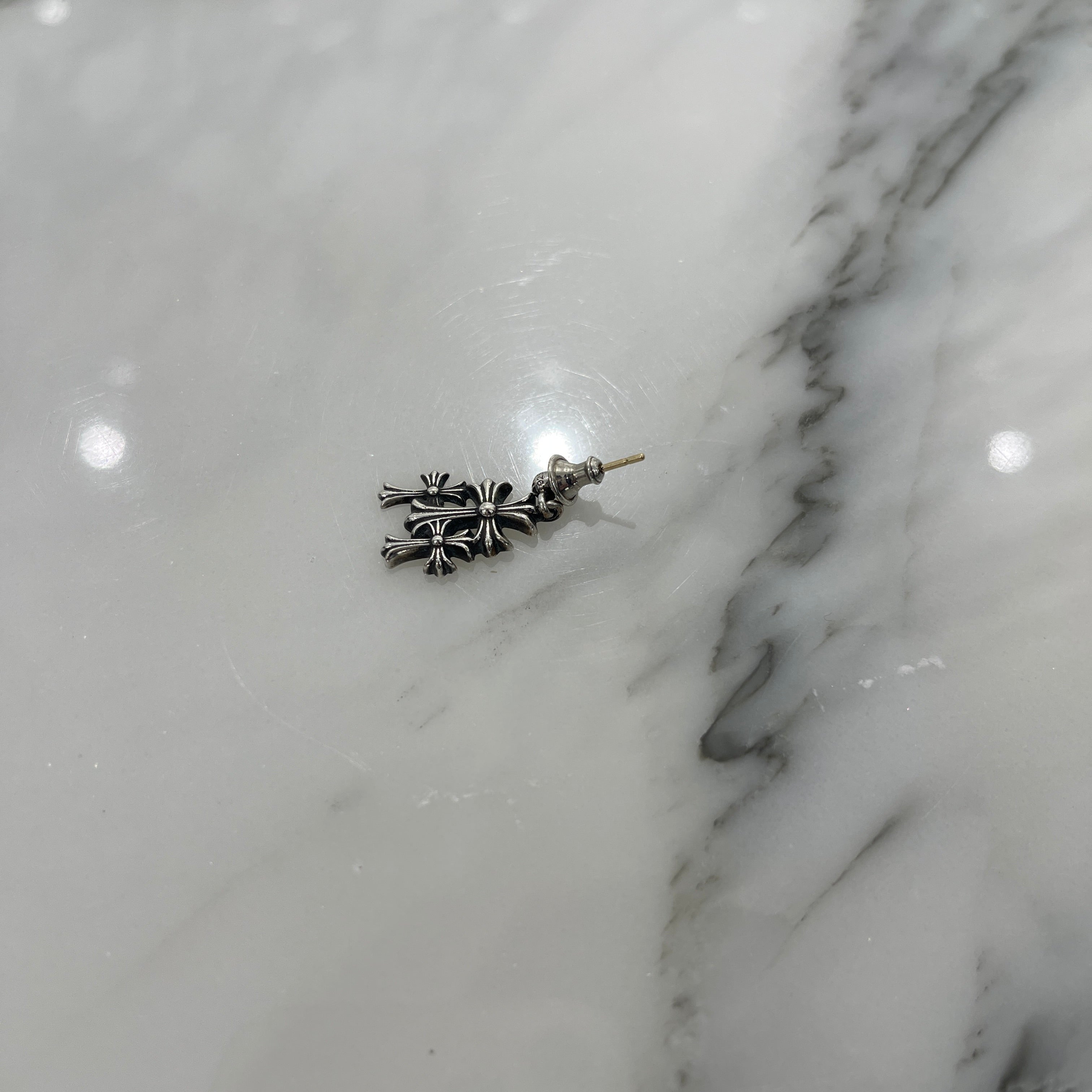 CHROME HEARTS Triple Cross Earrings