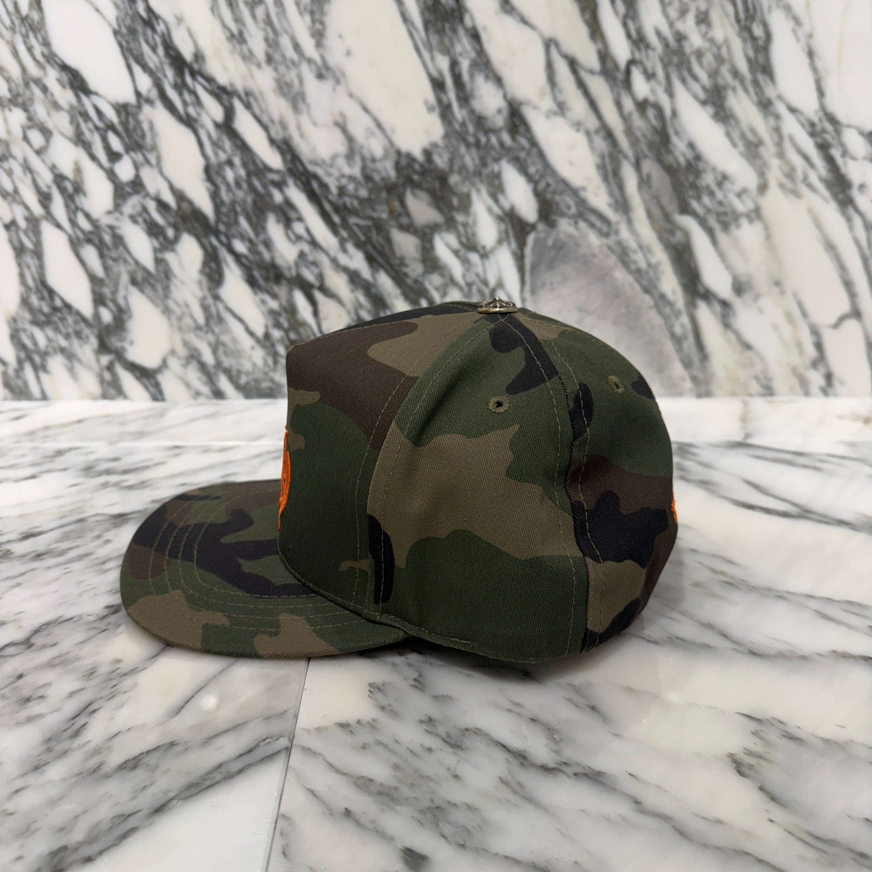 CHROME HEARTS CH Logo Embroidery Camo Baseball Cap Size ONE SIZE