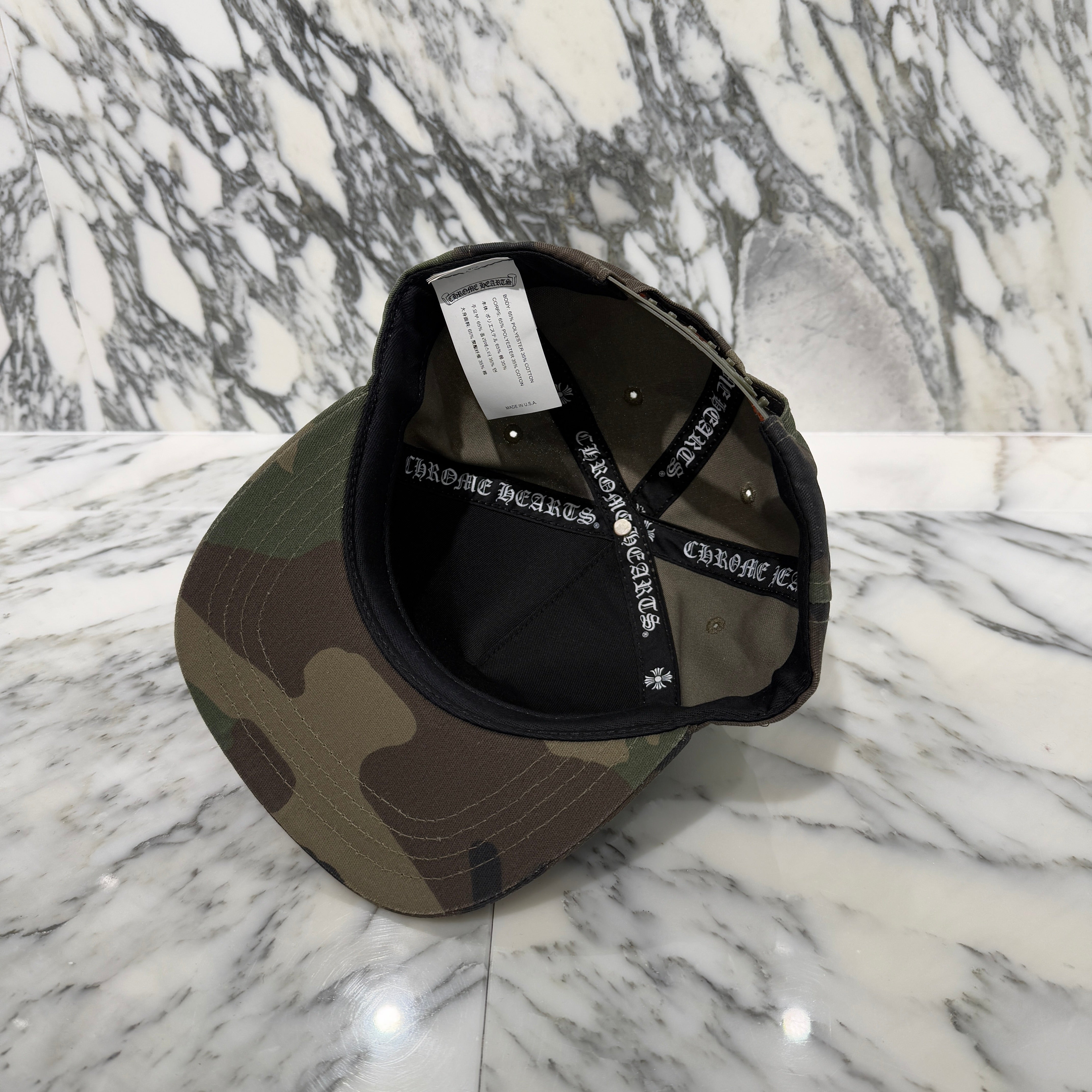 CHROME HEARTS CH Logo Embroidery Camo Baseball Cap Size ONE SIZE（53-60） クロムハーツ CHロゴ刺繍 カモフラージュ ベースボールキャップ サイズ ONE SIZE（53-60）