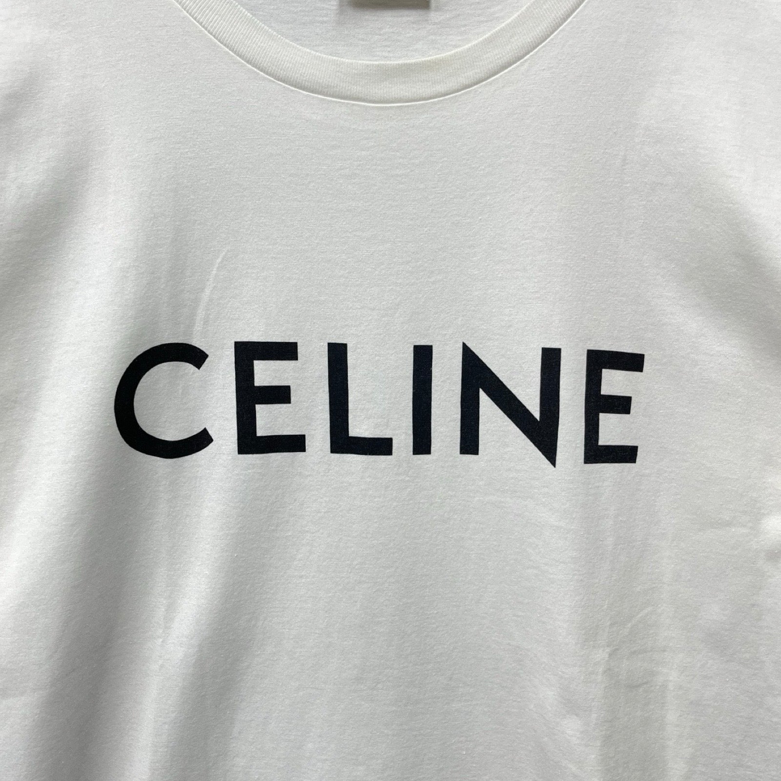 CELINE 2022SS Loose S/S Tee 2X681671Q Size XS