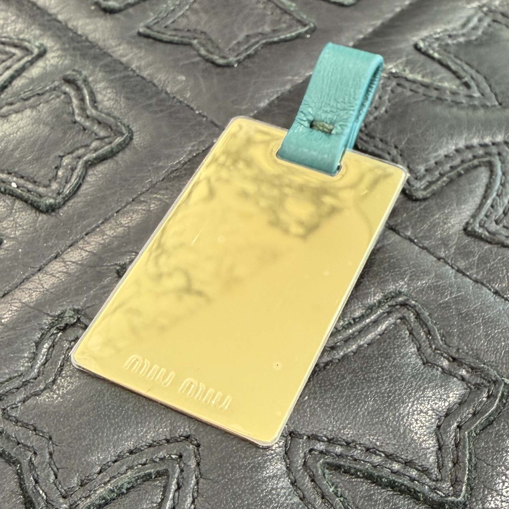 MIU MIU Matelassé Leather Neck Mini Pouch 5TT172 2FPP FOK41 ミュウミュウ マテラッセ レザー ネック ミニ ポーチ