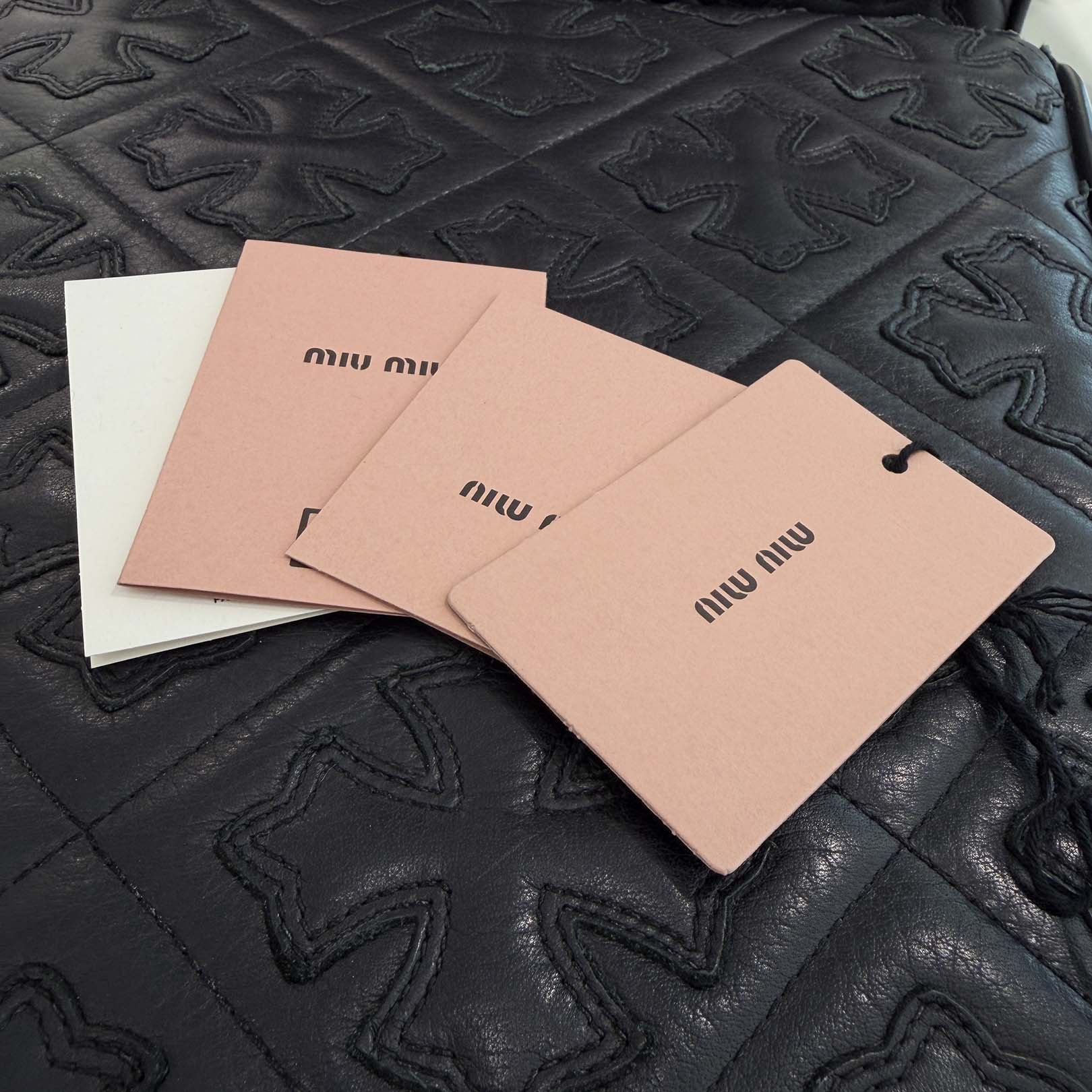 MIU MIU Matelassé Leather Neck Mini Pouch 5TT172 2FPP FOK41 ミュウミュウ マテラッセ レザー ネック ミニ ポーチ