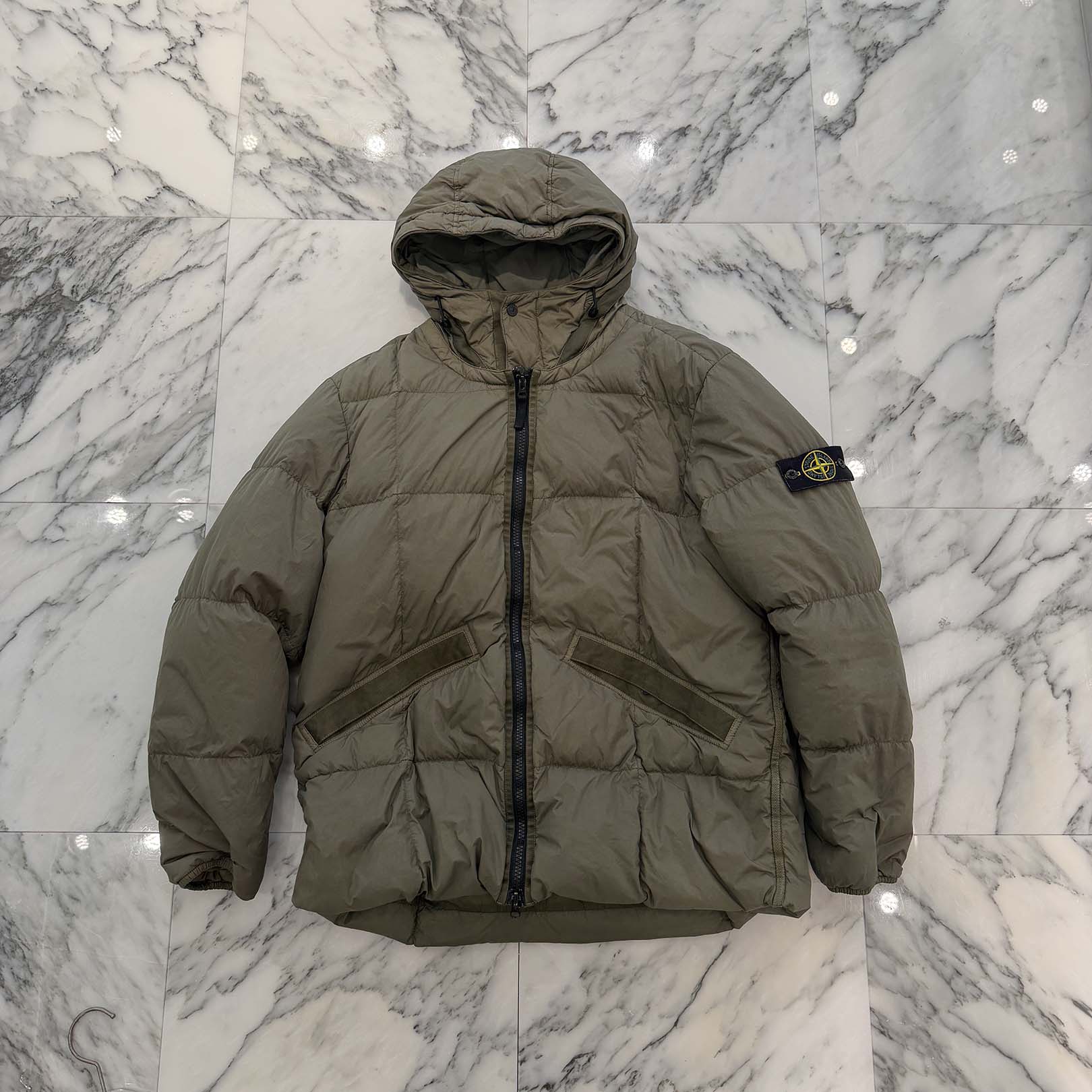 STONE ISLAND Garment Dyed Nylon Hooded Down Jacket 711540223 Size XXXL ストーンアイランド ガーメントダイ ナイロン フード ダウンジャケット サイズXXXL