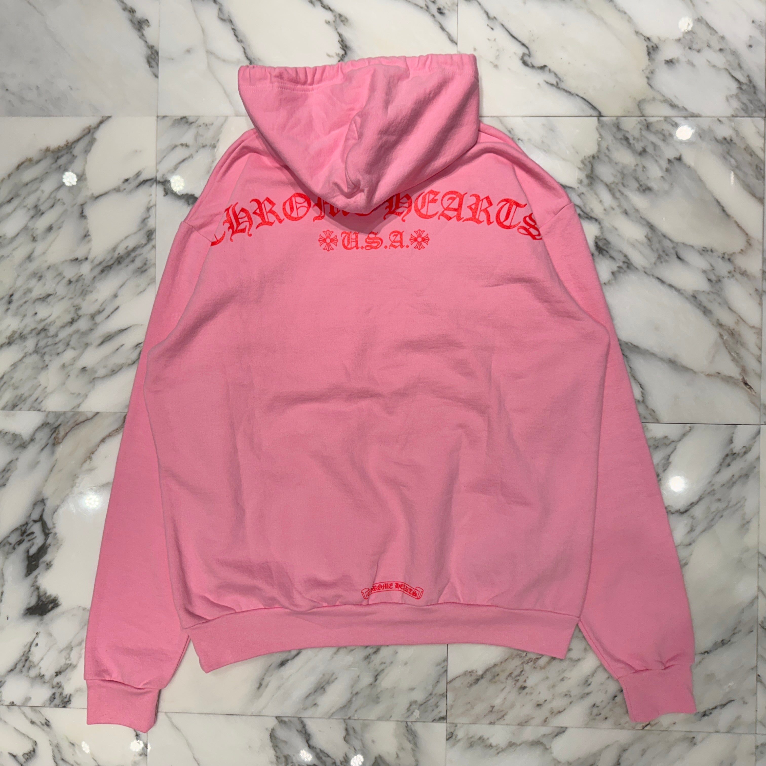 CHROME HEARTS Back Arch Logo USA Pullover Hoodie Size L クロムハーツ バック アーチロゴUSA プルオーバーフーディ サイズL