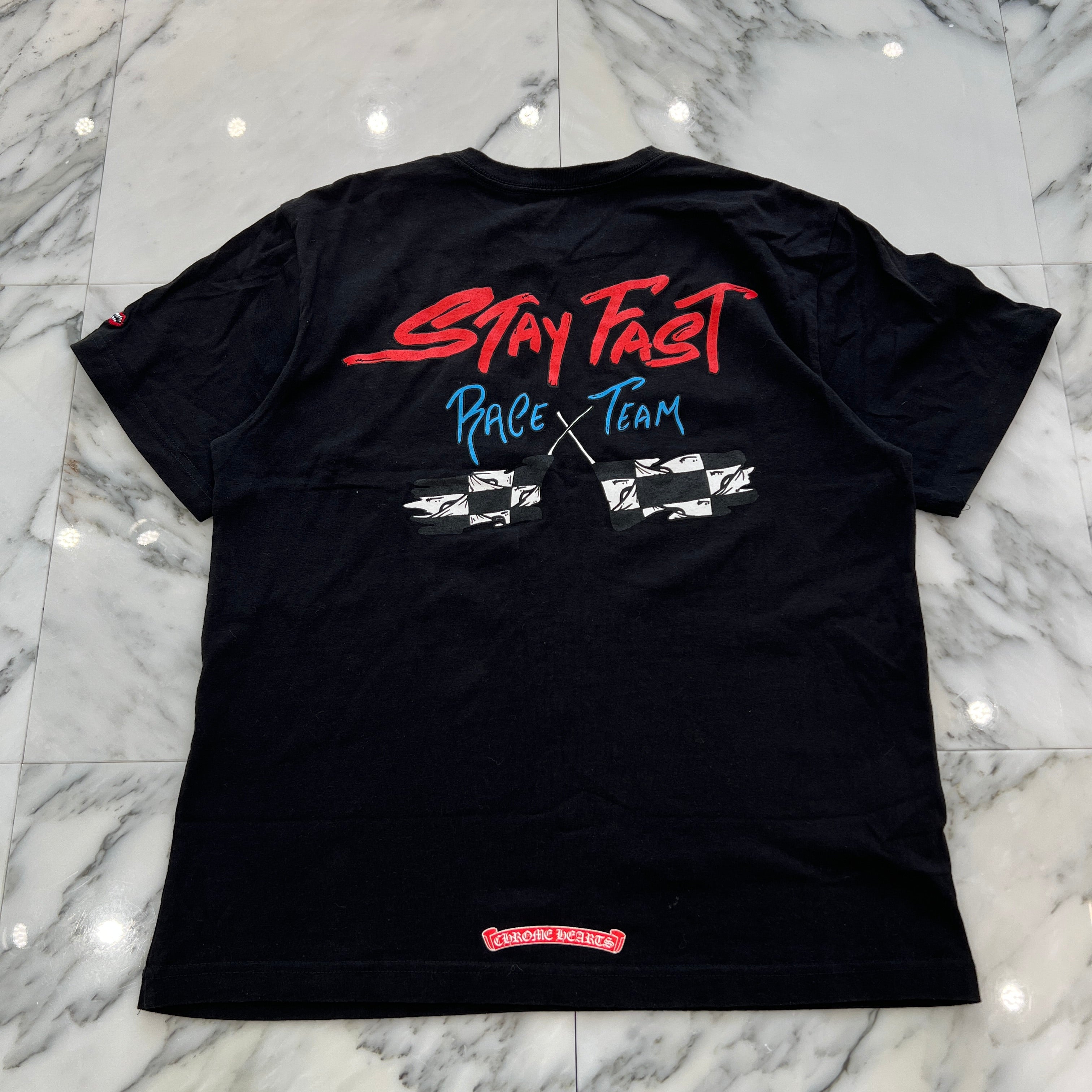 CHROME HEARTS × MATTY BOY PPO STAY FAST RACE TEAM Tee Size L クロムハーツ × マッティボーイ ステイファスト レースチーム Tシャツ サイズL