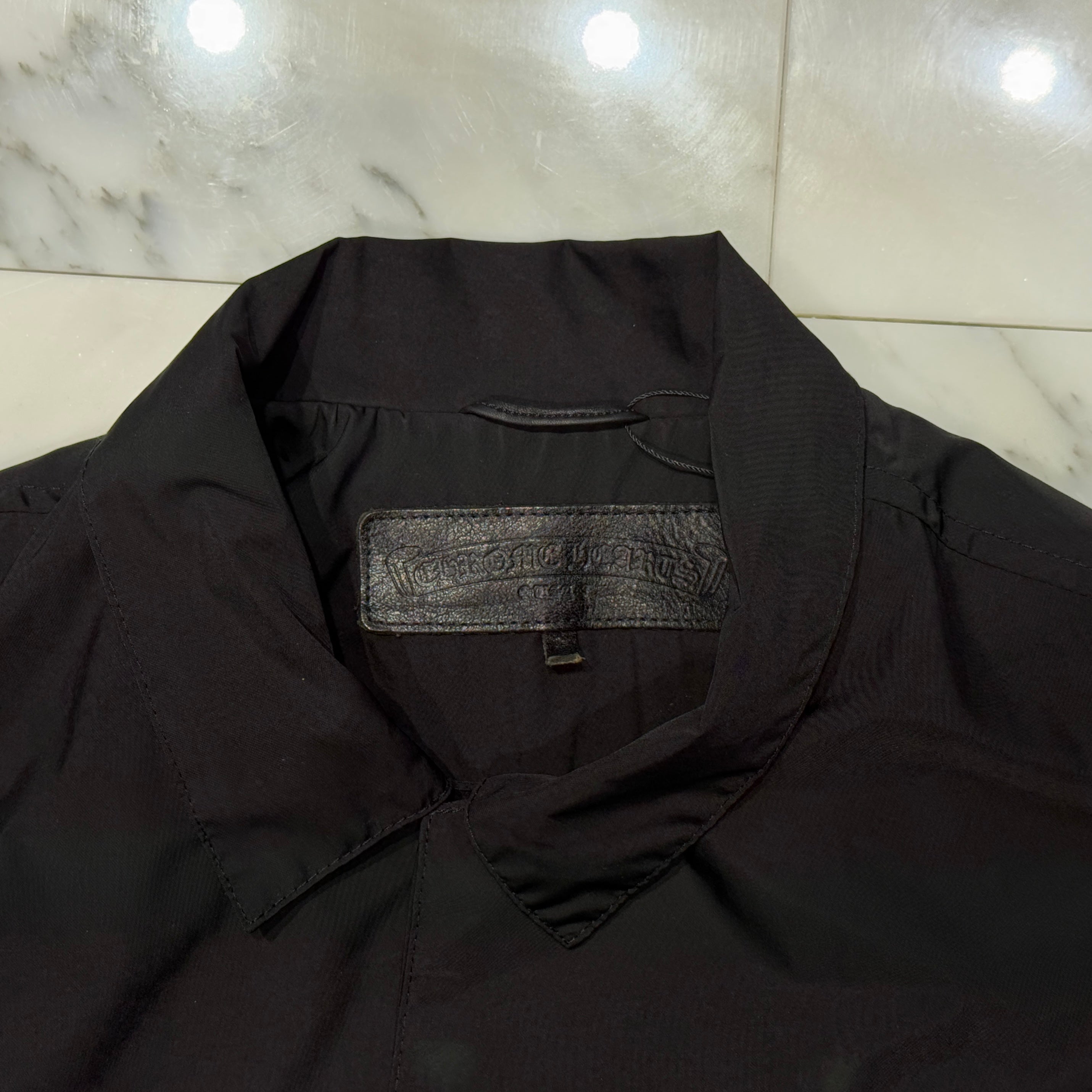 CHROME HEARTS Made In Hollywood CH Plus Eye Chart Coach Jacket Size L クロムハーツ メイドインハリウッド CHプラス アイチャート コーチジャケット サイズL