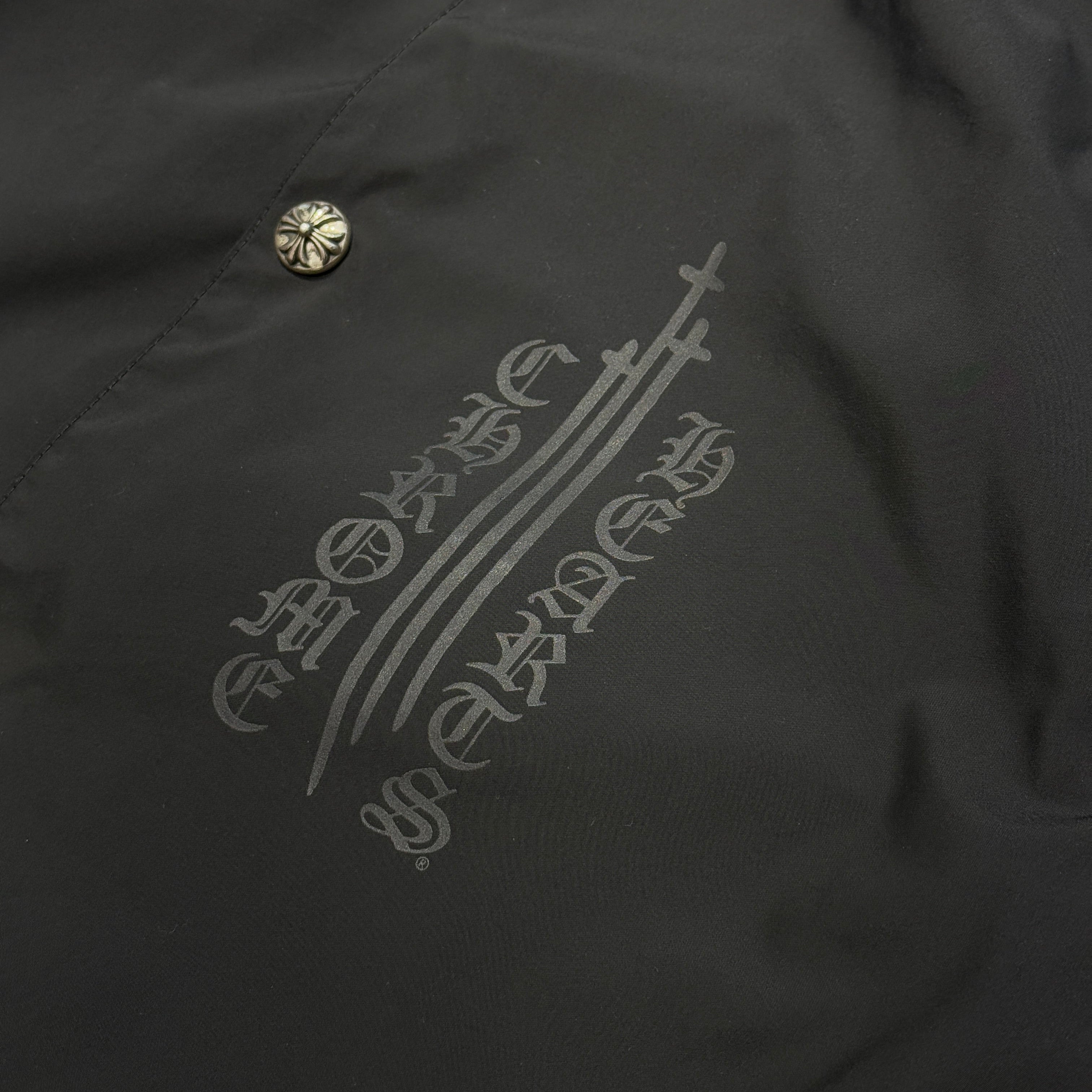 CHROME HEARTS Made In Hollywood CH Plus Eye Chart Coach Jacket Size L クロムハーツ メイドインハリウッド CHプラス アイチャート コーチジャケット サイズL