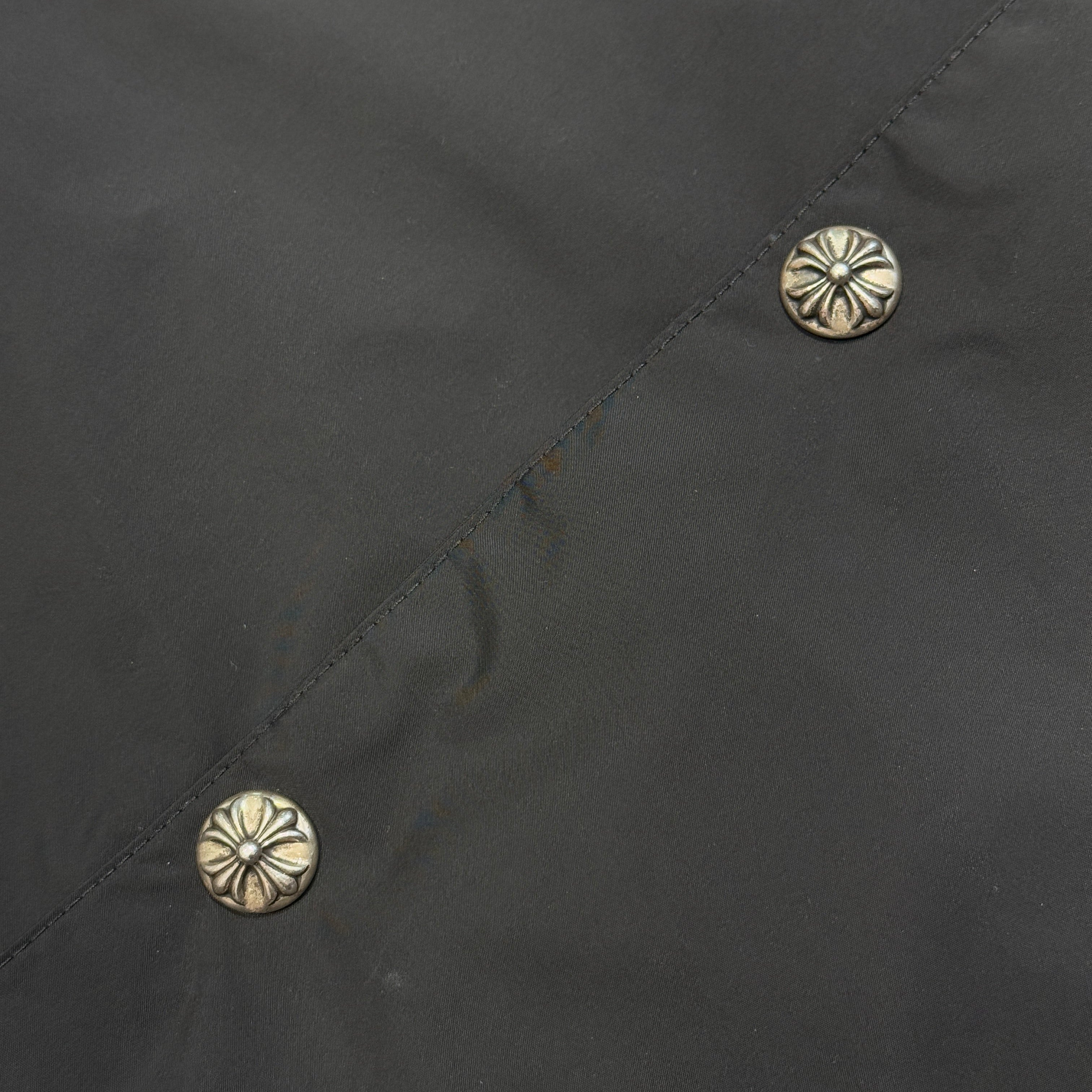 CHROME HEARTS Made In Hollywood CH Plus Eye Chart Coach Jacket Size L クロムハーツ メイドインハリウッド CHプラス アイチャート コーチジャケット サイズL