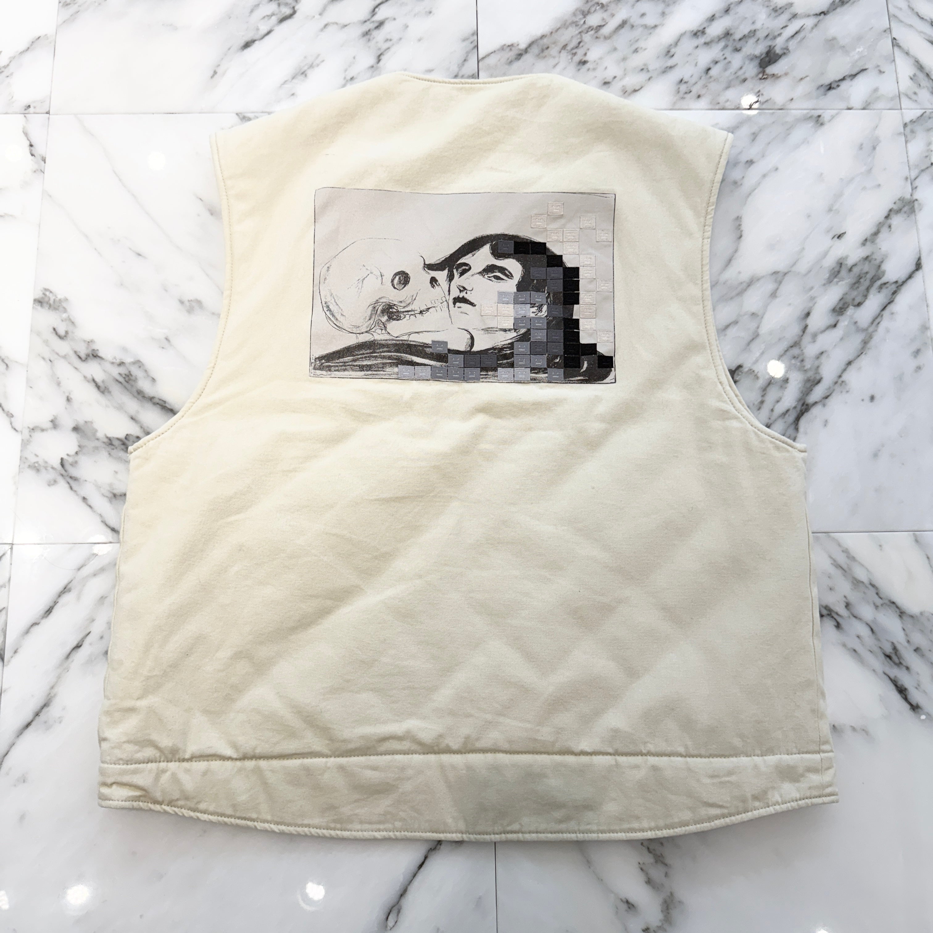 Acne Studios "Kiss Of Death" Appliqued Vest FA-UX- OUTW000069 C90083- Size L アクネストゥディオズ "キスオブデス" アップリケ ベスト サイズL