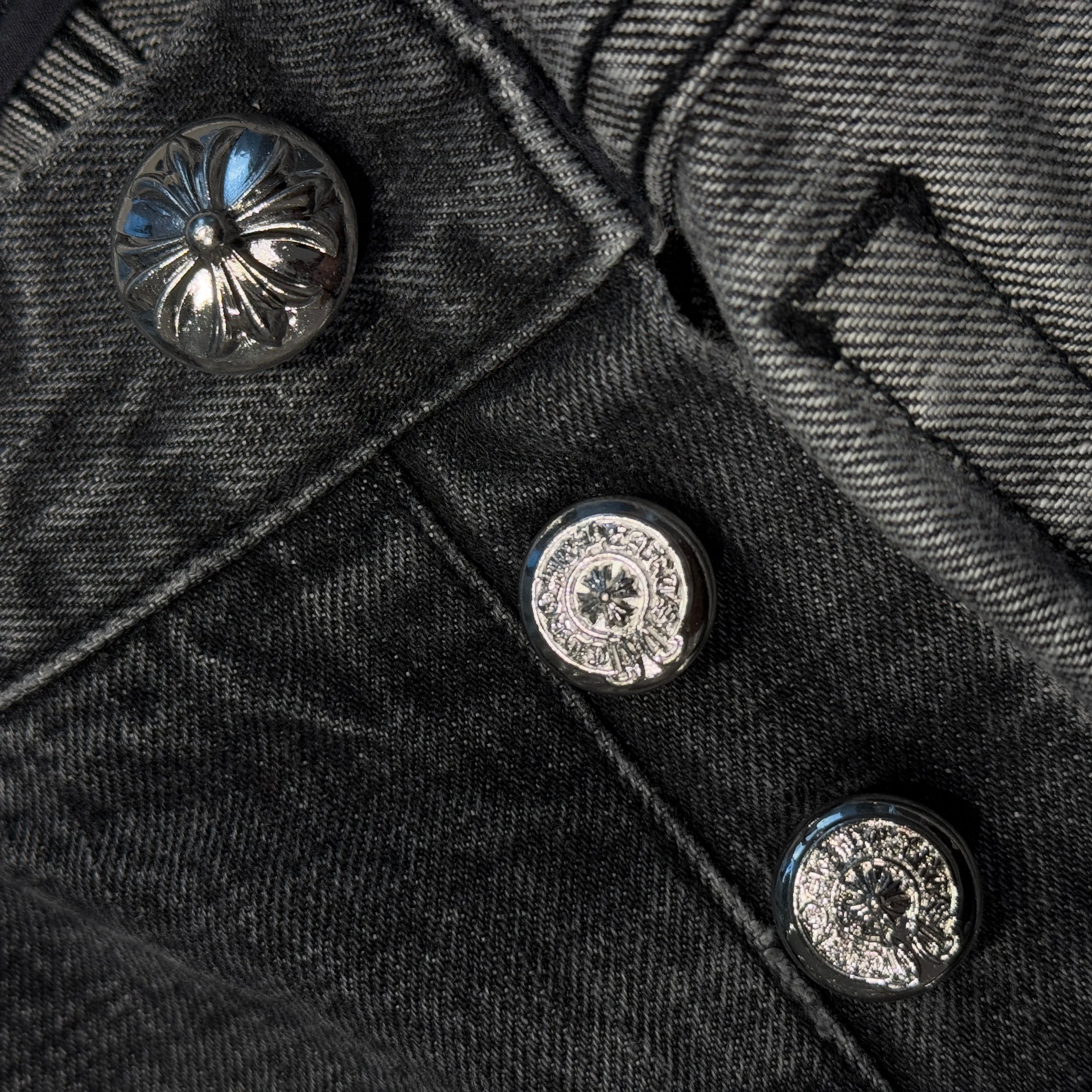 CHROME HEARTS BS FLARE CH Plus Cross Ball Jeans Size 36 クロムハーツ BSフレアニー ウォッシュ加工 CHプラス クロスボール ジーンズ サイズ36