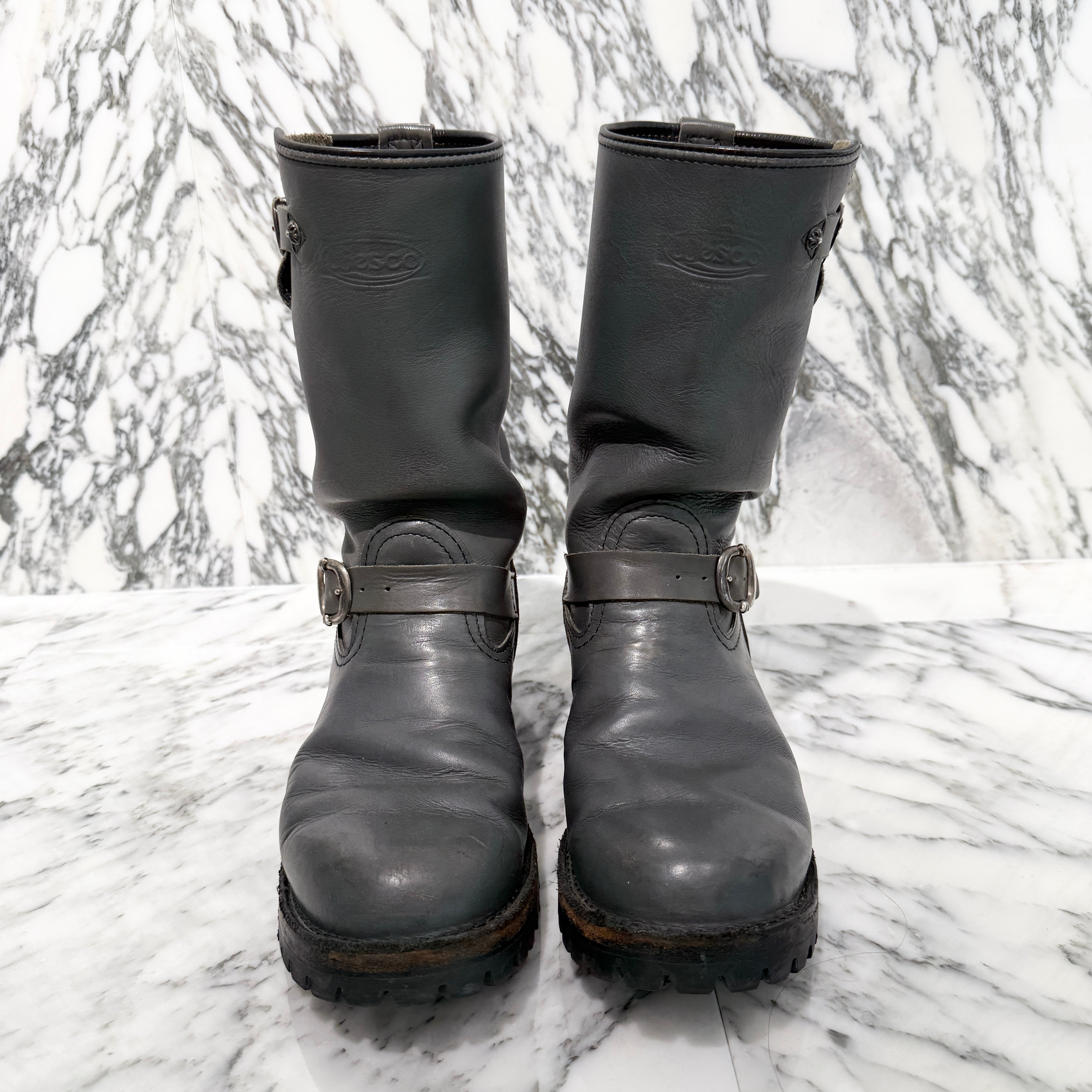 CHROME HEARTS × WESCO Gunslinger Dagger Custom Leather Boots Size 91/2E （27.5cm）クロムハーツ × ウエスコ ガンスリンガー ダガー装飾 カスタムレザーブーツ サイズ91/2E （27.5cm）