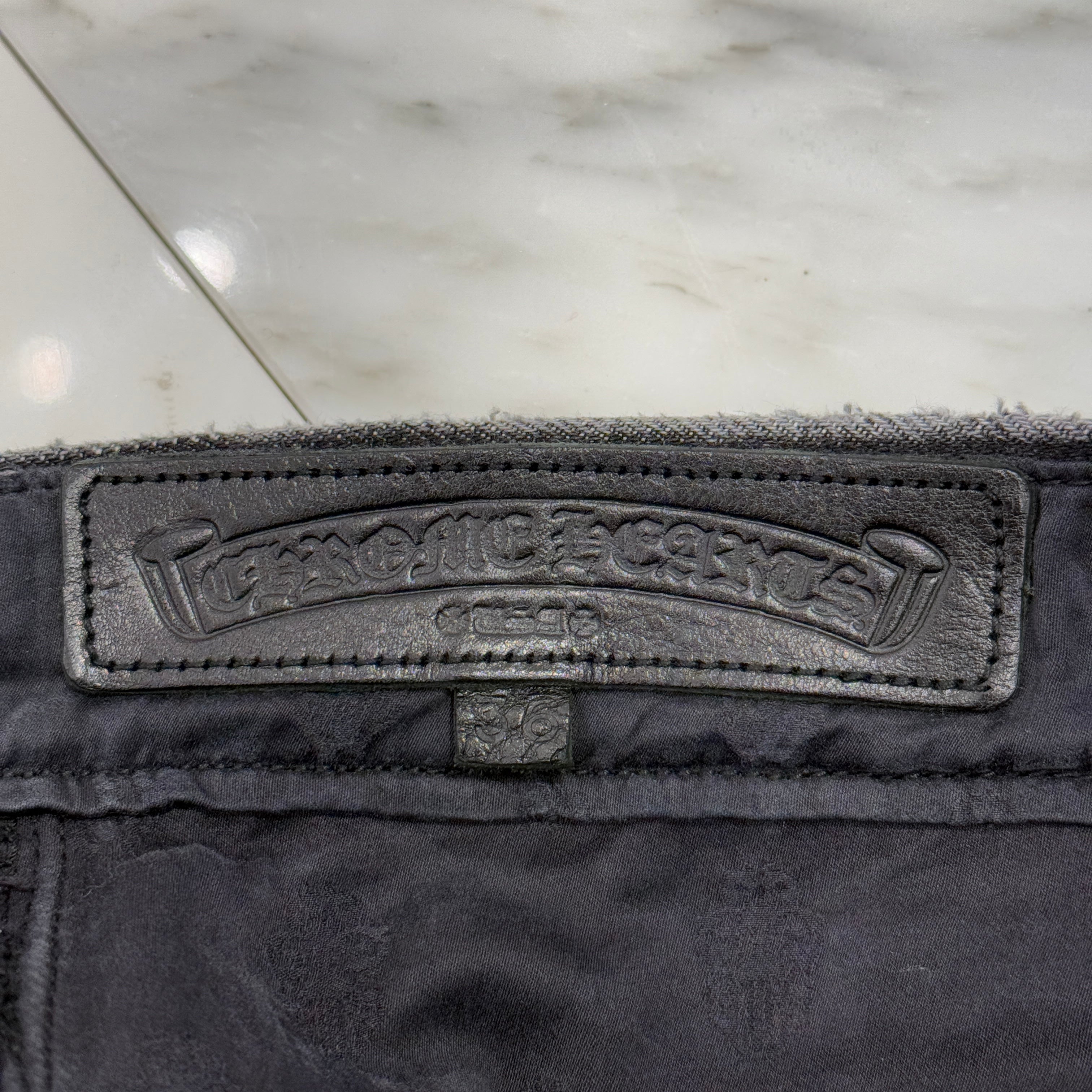 CHROME HEARTS BS FLARE CH Plus Cross Ball Jeans Size 36 クロムハーツ BSフレアニー ウォッシュ加工 CHプラス クロスボール ジーンズ サイズ36