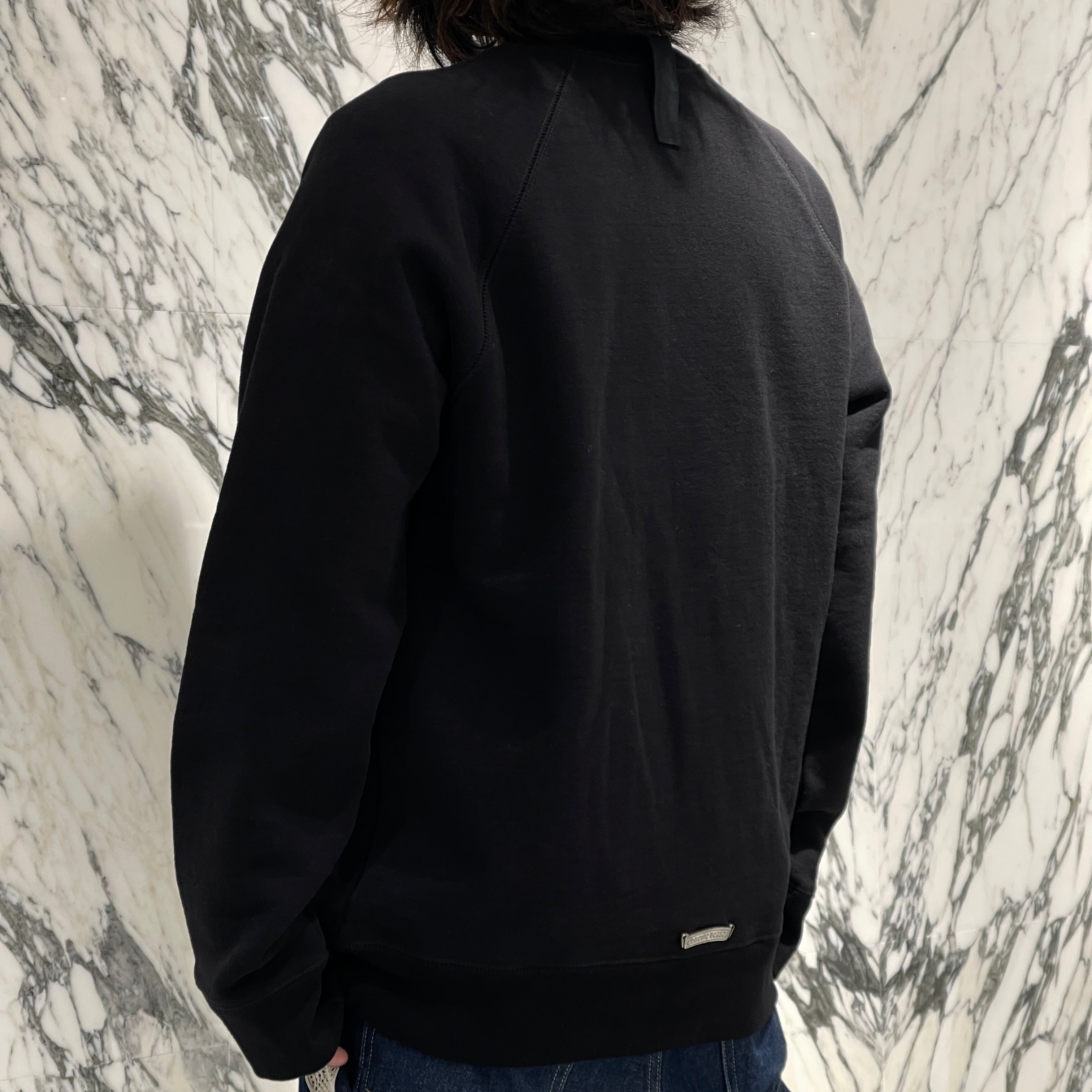 CHROME HEARTS King Taco 3 Cemetery Cross Embroidery Sweat Shirt Size M クロムハーツ キングタコ 3セメタリークロス刺繍 スウェットシャツ サイズM