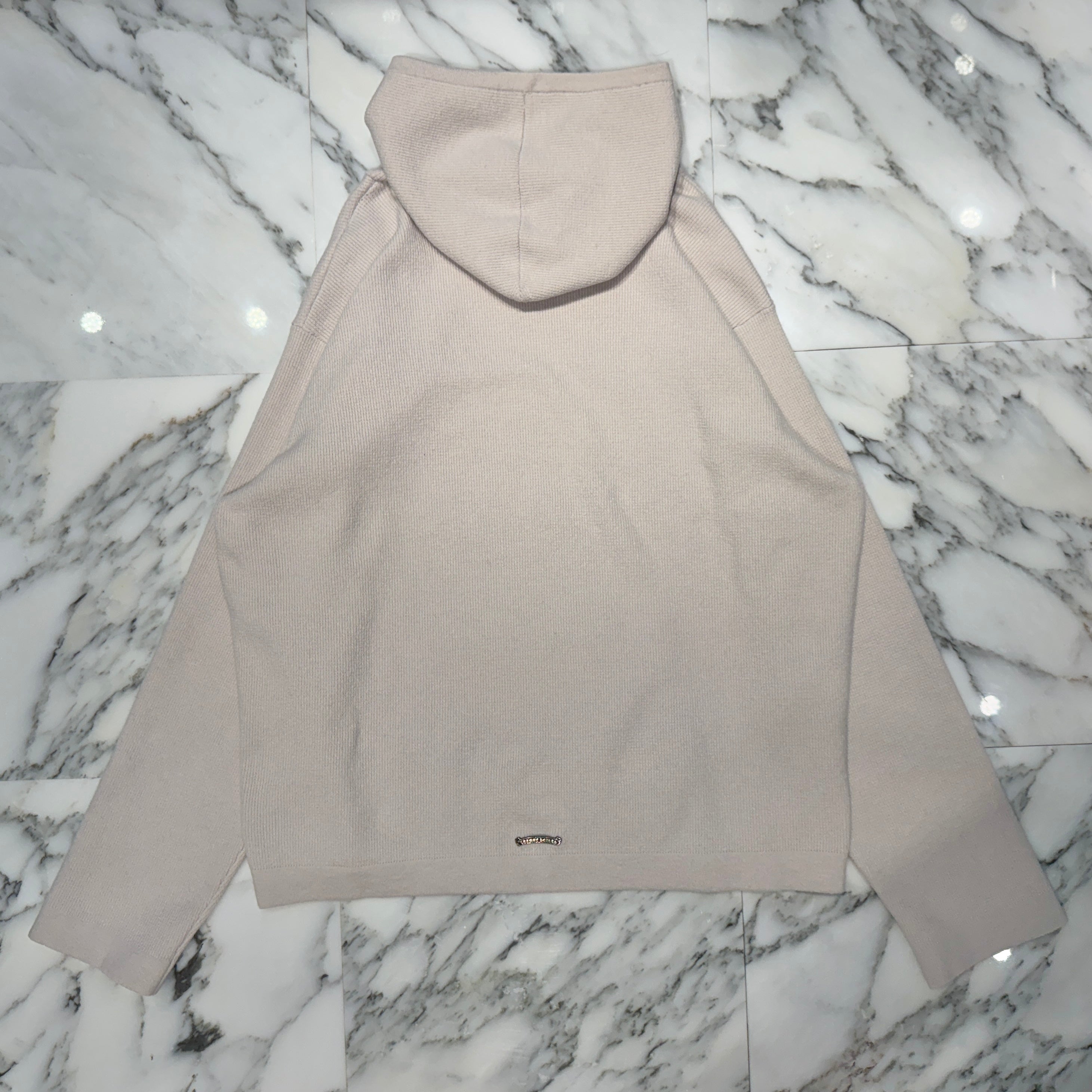 CHROME HEARTS YNOT Vine Dagger Embroidery Cashmere Knit Hoodie Size XL クロムハーツ ワイノット ヴァインダガー刺繡 ニットフーディ サイズXL