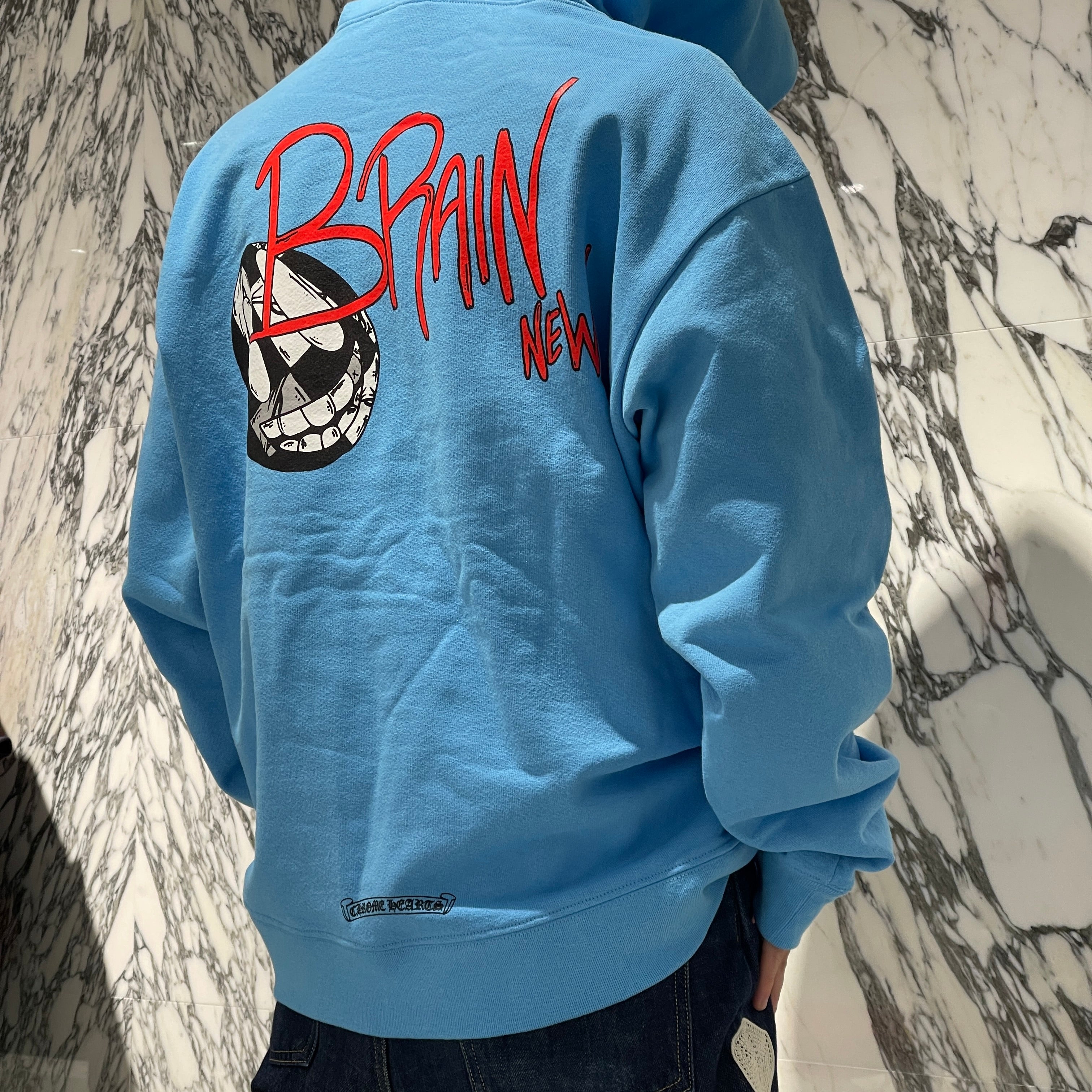 CHROME HEARTS×MATTY BOY 2024SS BRAIN NEW Pullover Hoodie Size XL