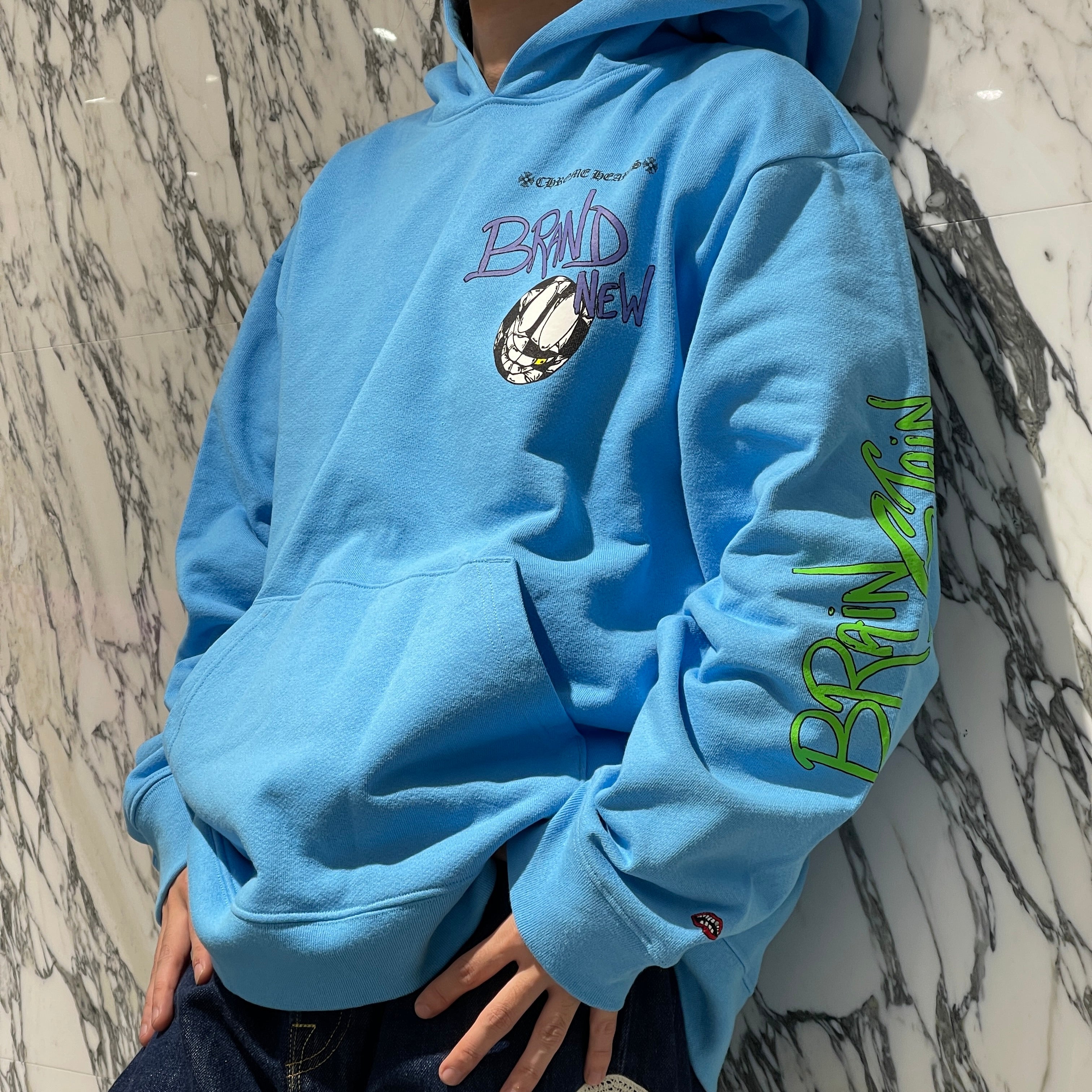 CHROME HEARTS×MATTY BOY 2024SS BRAIN NEW Pullover Hoodie Size XL