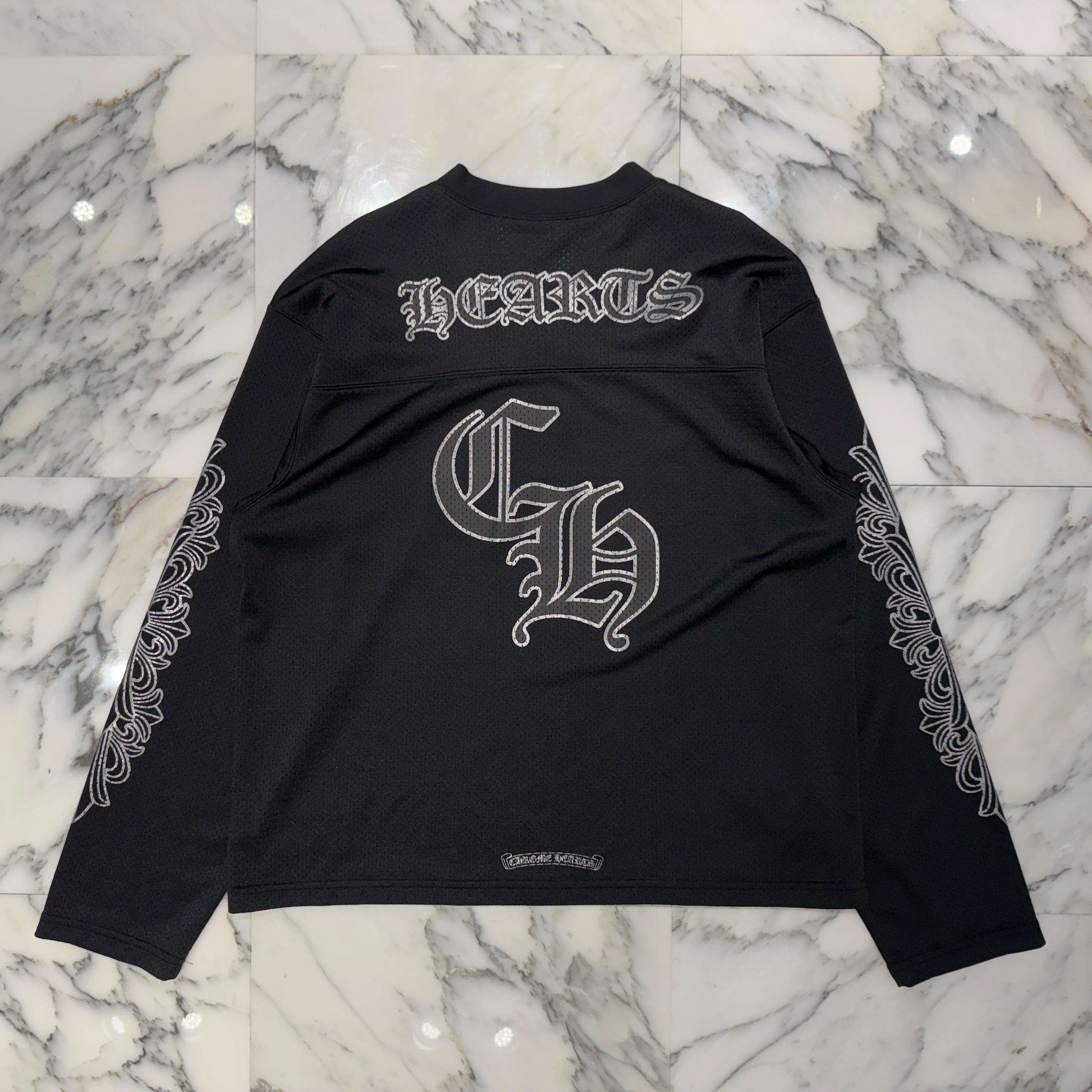 【BIG PRICE OFF】CHROME HEARTS Mesh Warm Up Jersey Size M クロムハーツ メッシュウォームアップジャージー サイズM