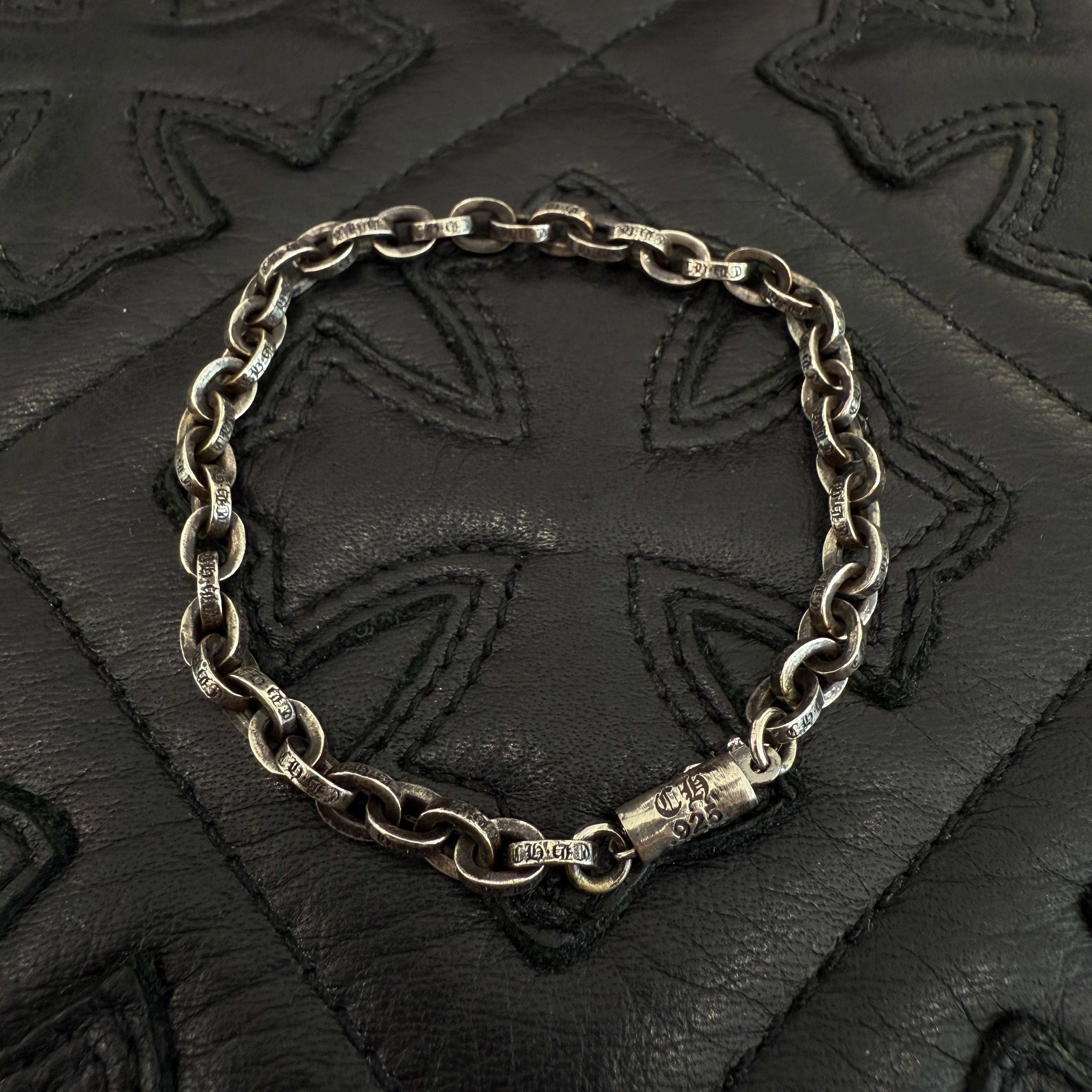 CHROME HEARTS Paper Chain Bracelet Size 7 Inch クロムハーツ