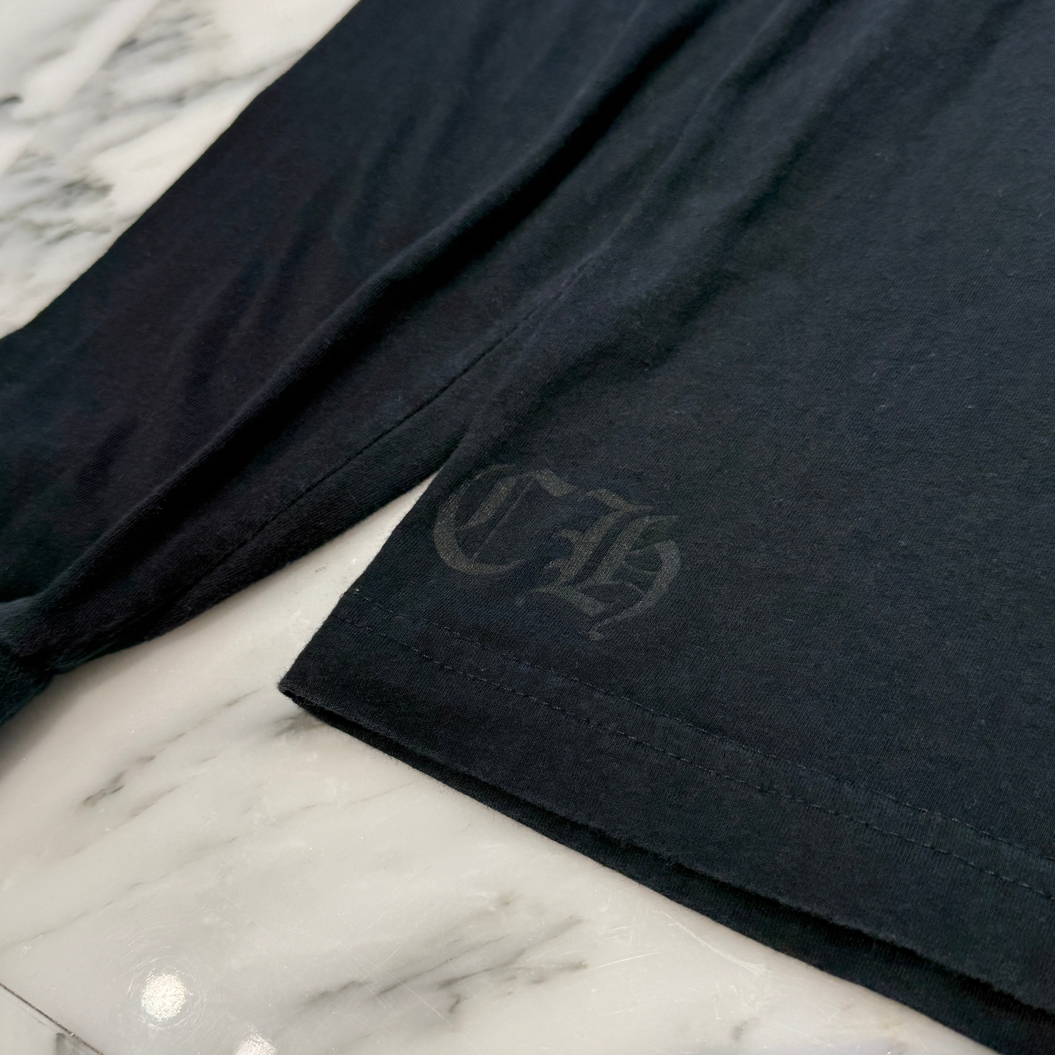 CHROME HEARTS Back Cemetery Cross Print Long Sleeve Tee Size M クロムハーツ バック セメタリークロス プリント ロングスリーブTシャツ サイズM