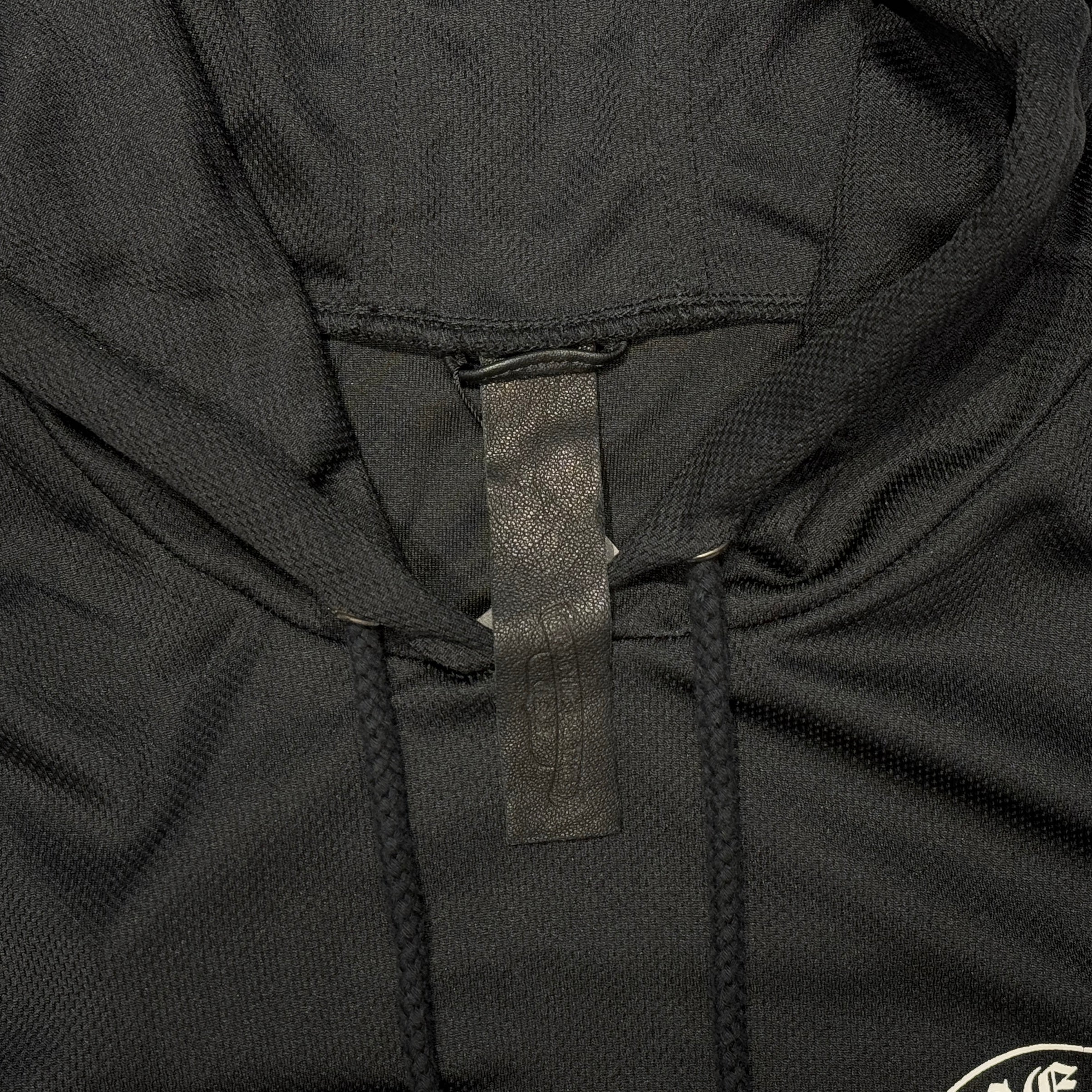 CHROME HEARTS Y NOT Mesh Arm Logo Horseshoe Pullover Hoodie SizeL クロムハーツ ワイノット メッシュ アームロゴ プルオーバーフーディ サイズL