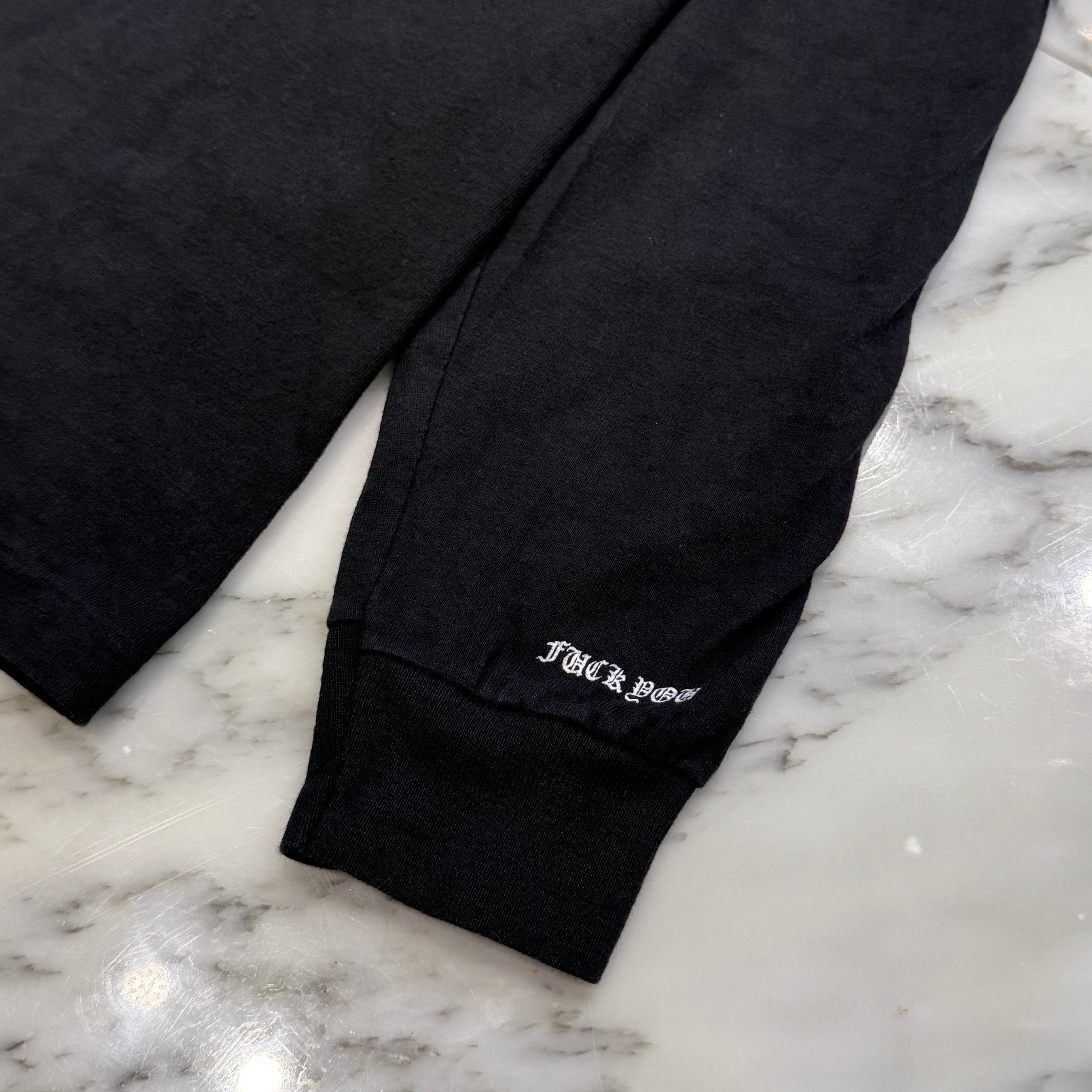 CHROME HEARTS Neck Logo Back Vine Dagger Print Long Sleeve Tee Size M クロムハーツ ネックロゴ バックヴァインダガープリント ロングスリーブTシャツ サイズM