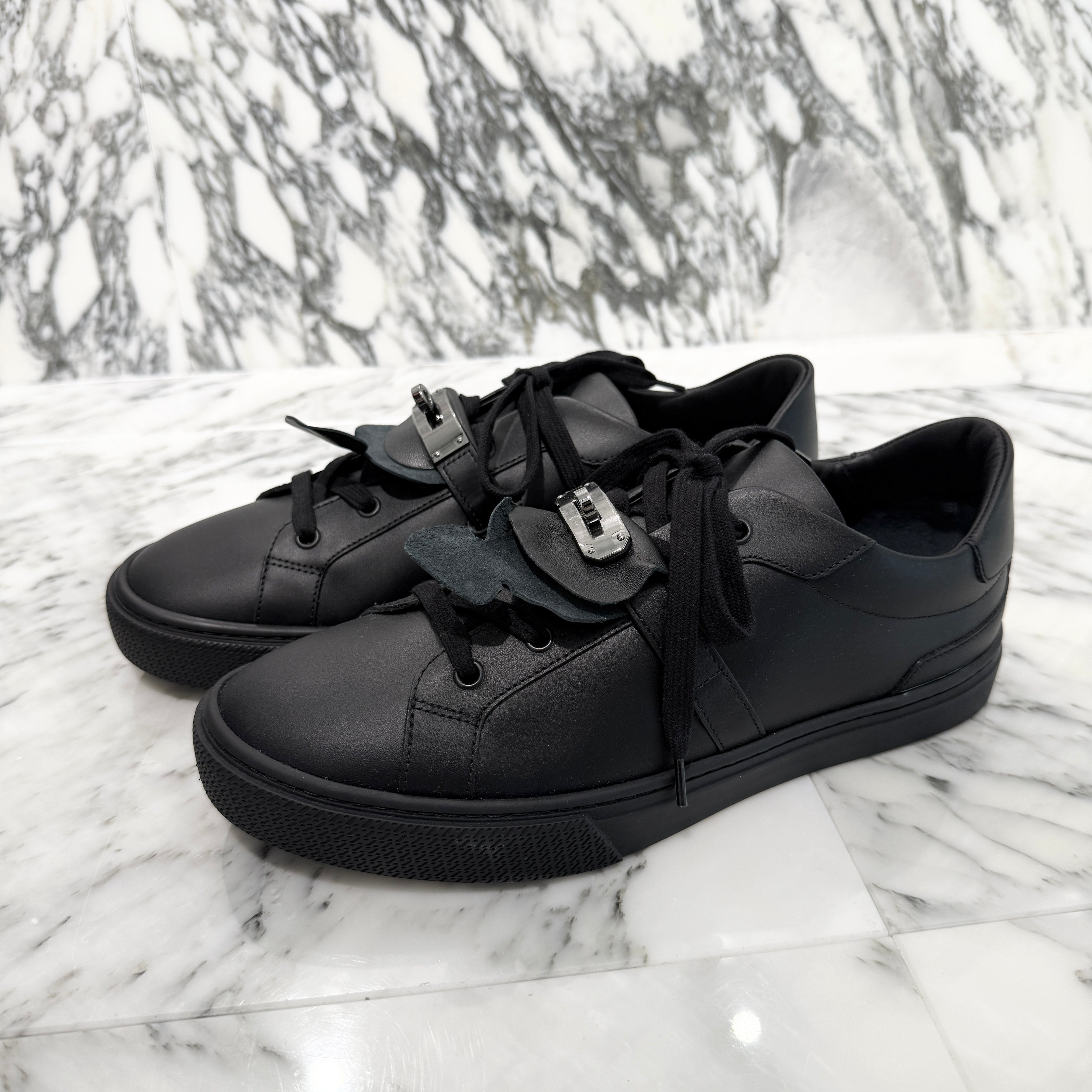 HERMES 2024AW Sneakers "Day" H222896ZH03390 Size 42（27cm）エルメス スニーカー "デイ" ブラック サイズ42（27cm）