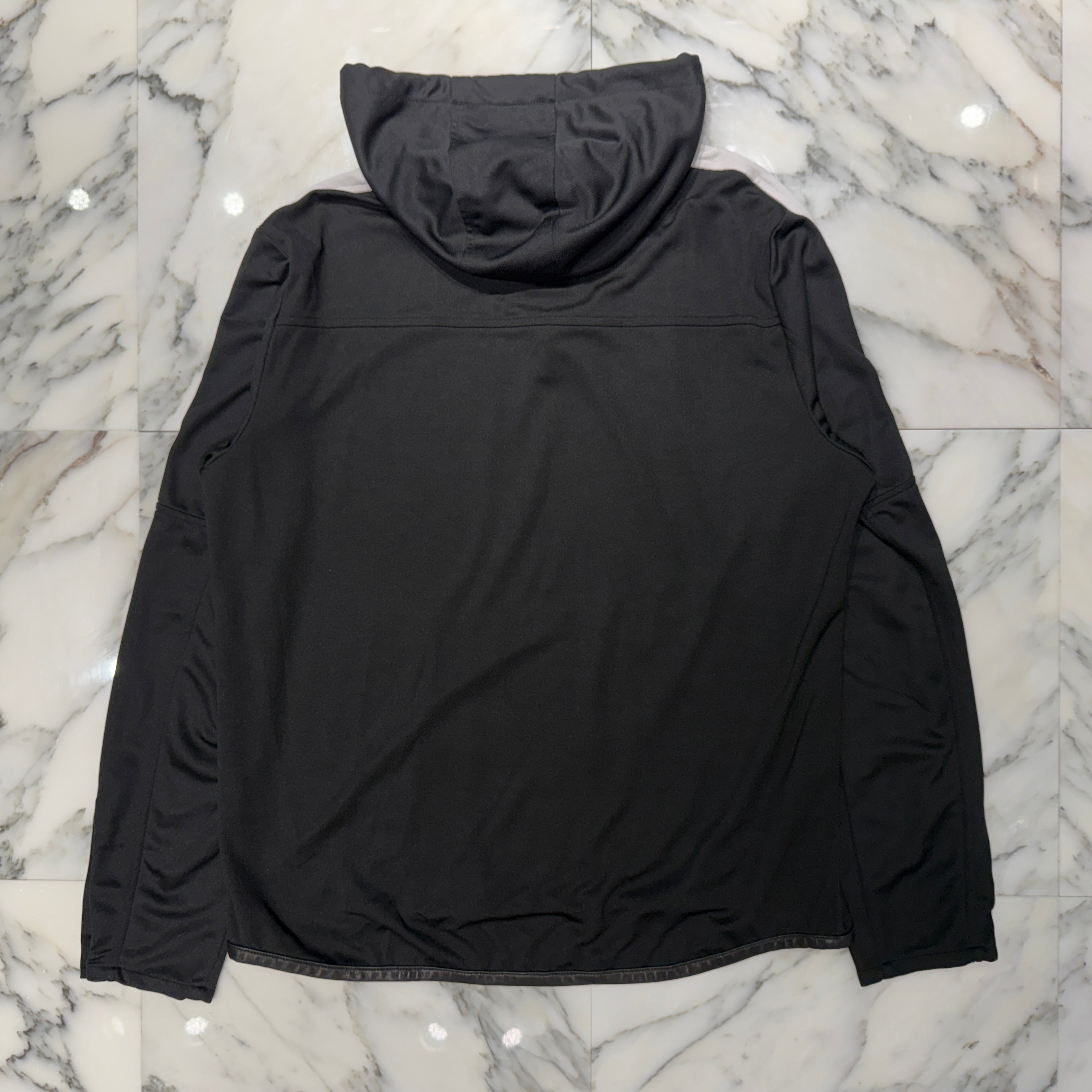 CHROME HEARTS Y NOT Mesh Arm Logo Horseshoe Pullover Hoodie SizeL クロムハーツ ワイノット メッシュ アームロゴ プルオーバーフーディ サイズL