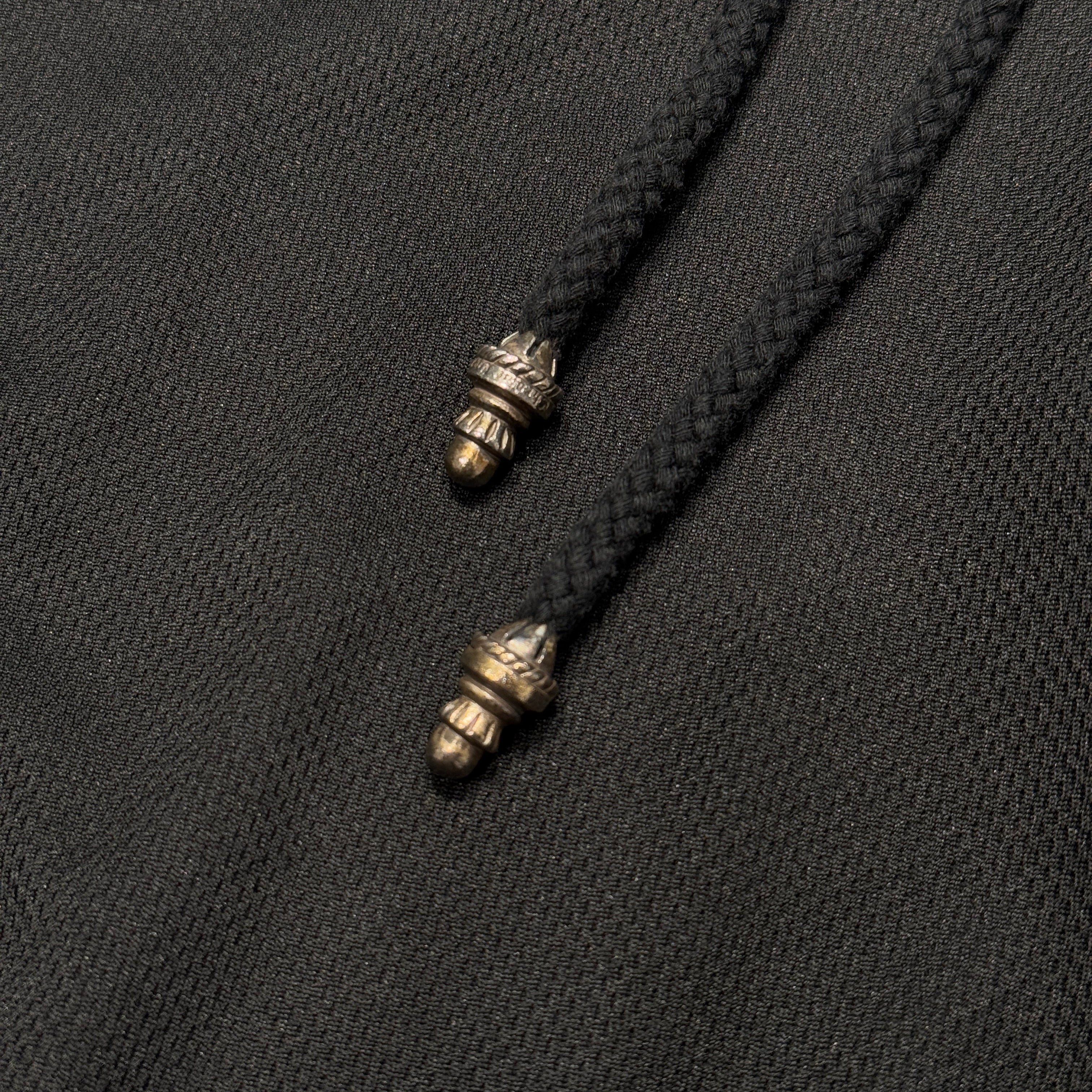 CHROME HEARTS Y NOT Mesh Arm Logo Horseshoe Pullover Hoodie SizeL クロムハーツ ワイノット メッシュ アームロゴ プルオーバーフーディ サイズL