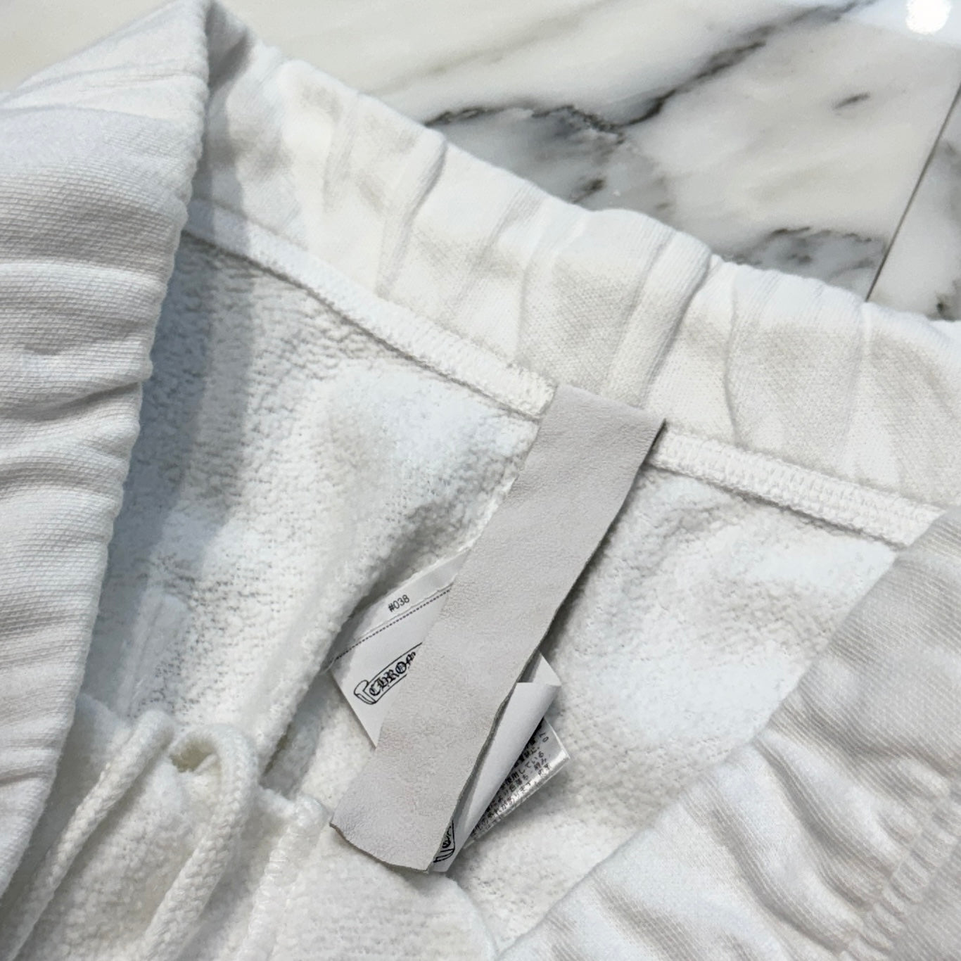 CHROME HEARTS Y NOT Vertical Logo Cross Embroidery Shorts Size L クロムハーツ ワイノット バーティカルロゴ クロス刺繍 ショーツ サイズL