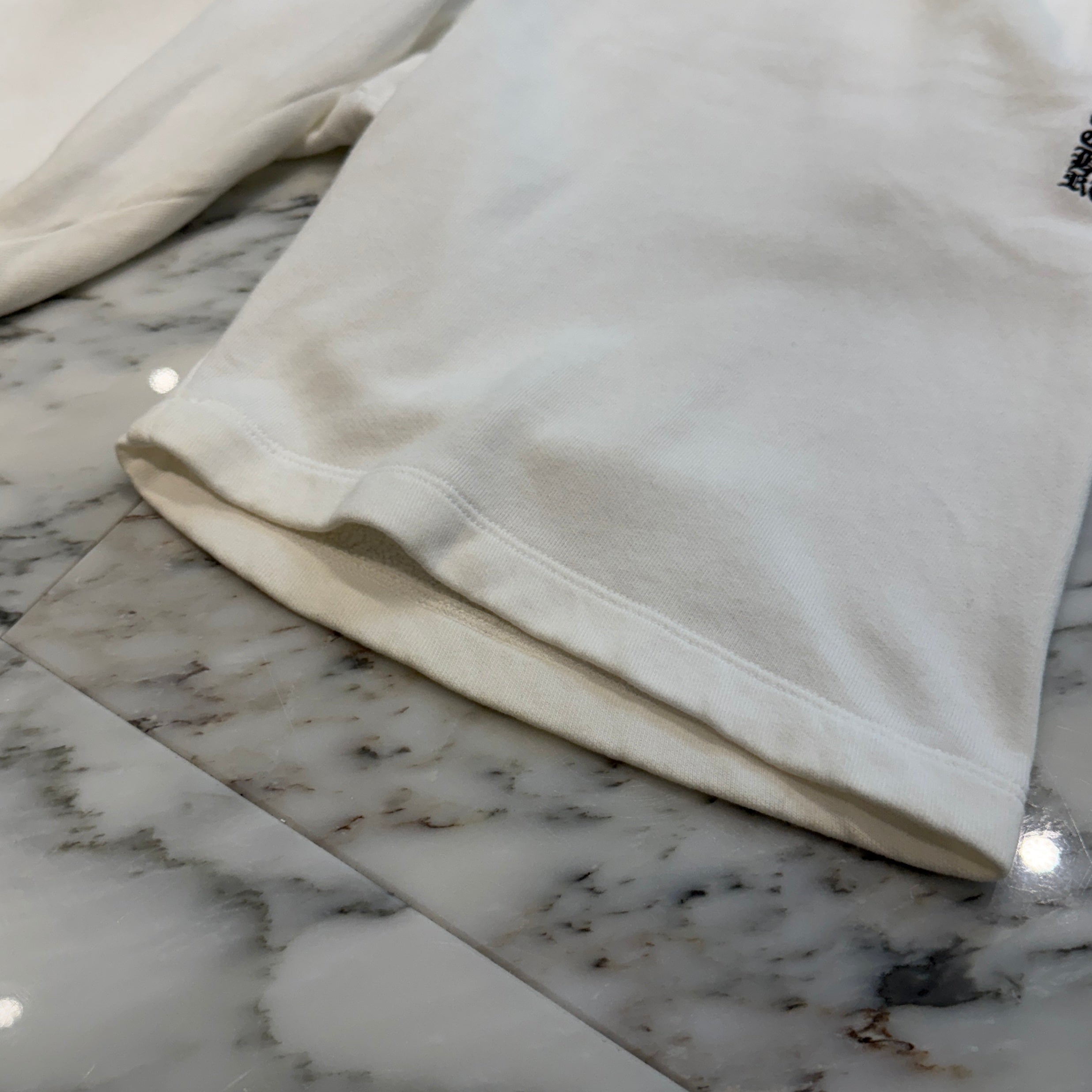 CHROME HEARTS Y NOT Vertical Logo Cross Embroidery Shorts Size L クロムハーツ ワイノット バーティカルロゴ クロス刺繍 ショーツ サイズL