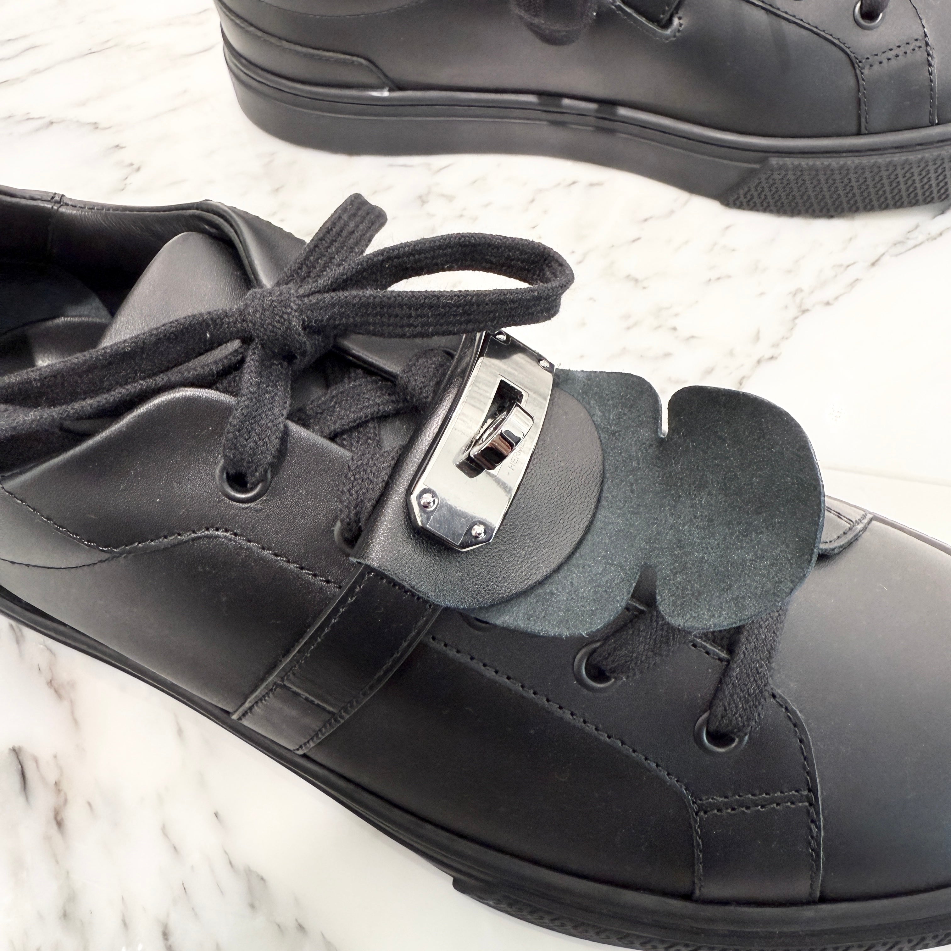 HERMES 2024AW Sneakers "Day" H222896ZH03390 Size 42（27cm）エルメス スニーカー "デイ" ブラック サイズ42（27cm）