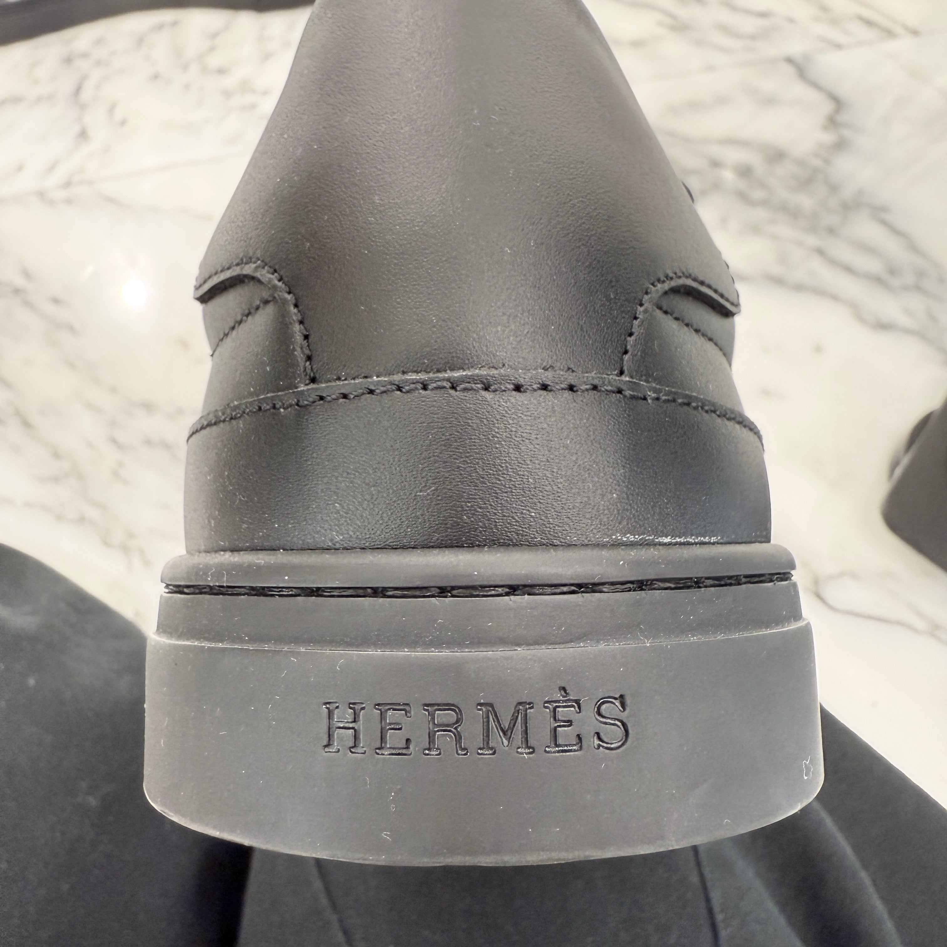 HERMES 2024AW Sneakers "Day" H222896ZH03390 Size 42（27cm）エルメス スニーカー "デイ" ブラック サイズ42（27cm）