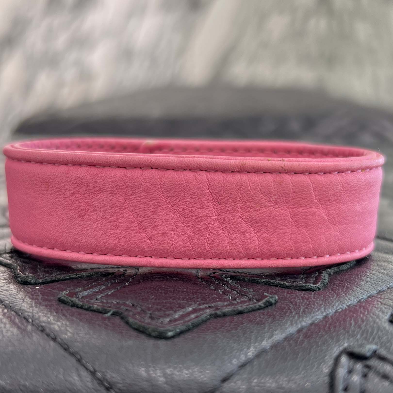 CHROME HEARTS Pyramid Cross Button 3BTN 2SNP LEATHER BRACELET クロムハーツ ピラミッドクロスボタン 3ボタン 2スナップ レザーブレスレット