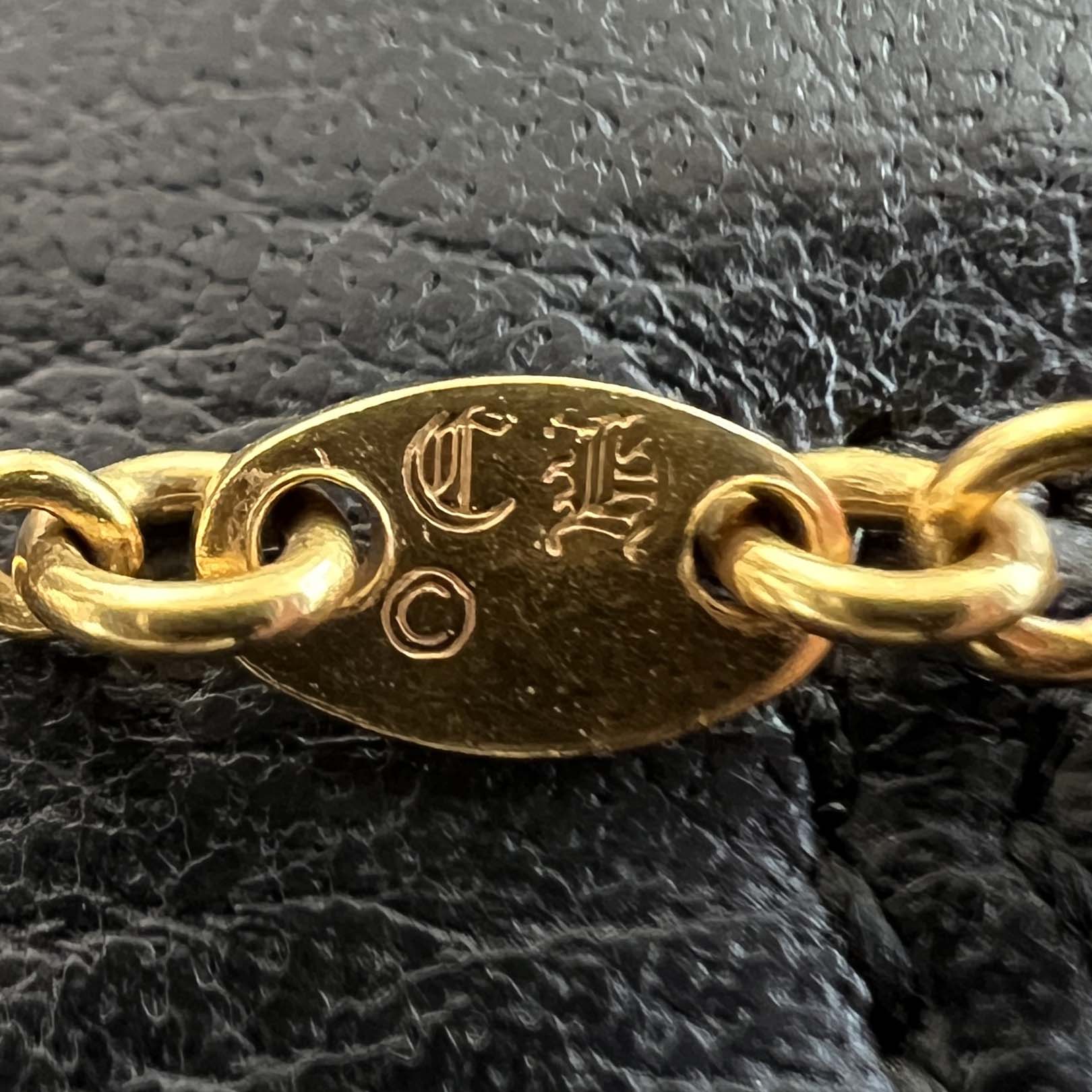 CHROME HEARTS 22K Twist Chain Necklace Size 16 Inch クロムハーツ 22K ツイストチェーン ネックレス サイズ16インチ