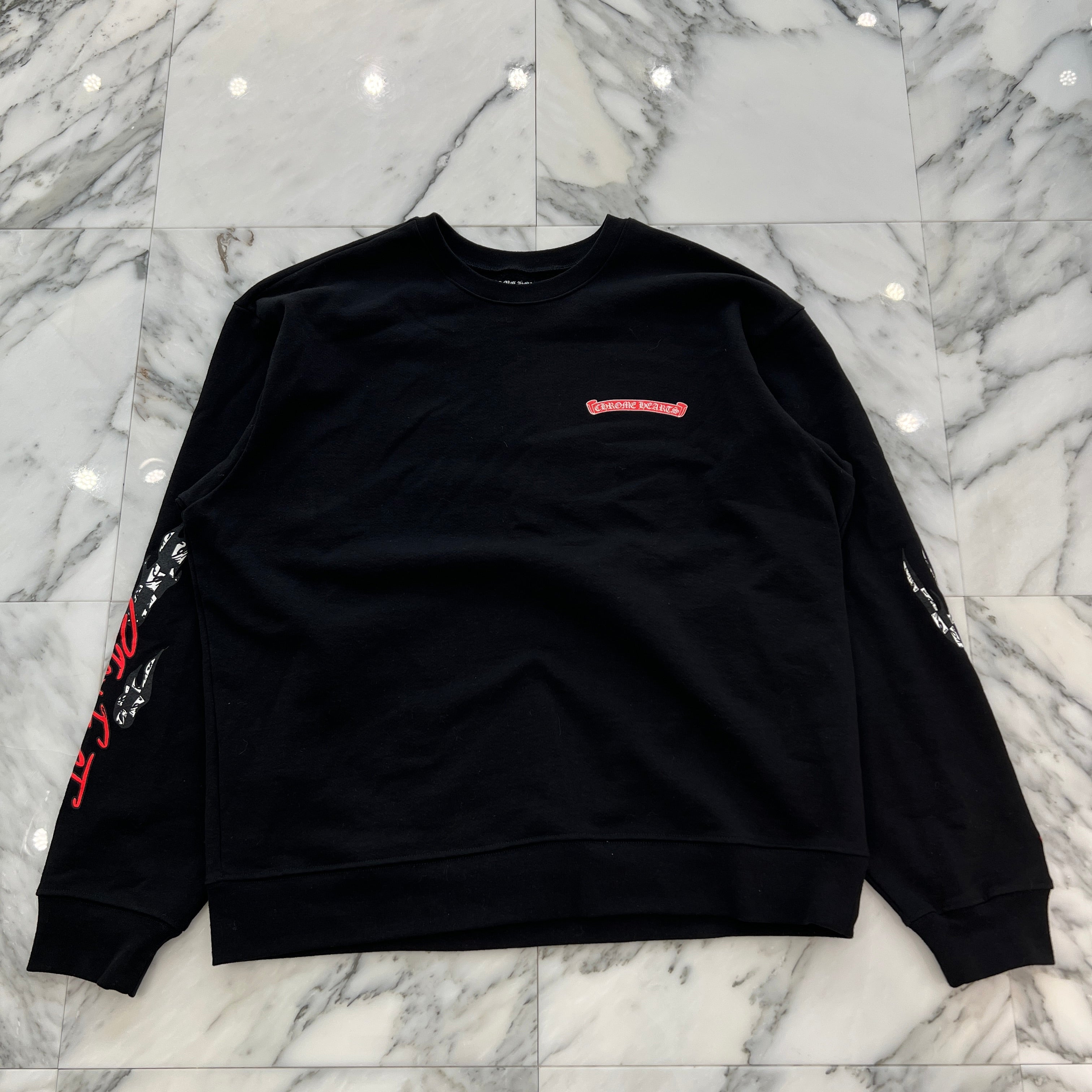 CHROME HEARTS × MATTY BOY PPO STAY FAST RACE TEAM Sweatshirt Size