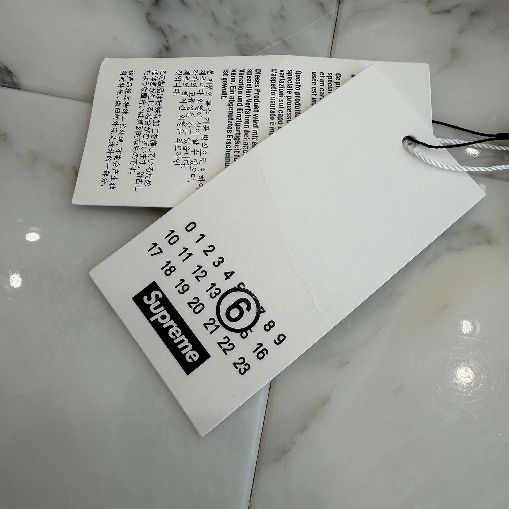 Supreme x MM6 Maison Margiela 2024SS Box Logo Tee Size XL シュプリーム×メゾンマルジェラ ボックスロゴ Tシャツ サイズXL