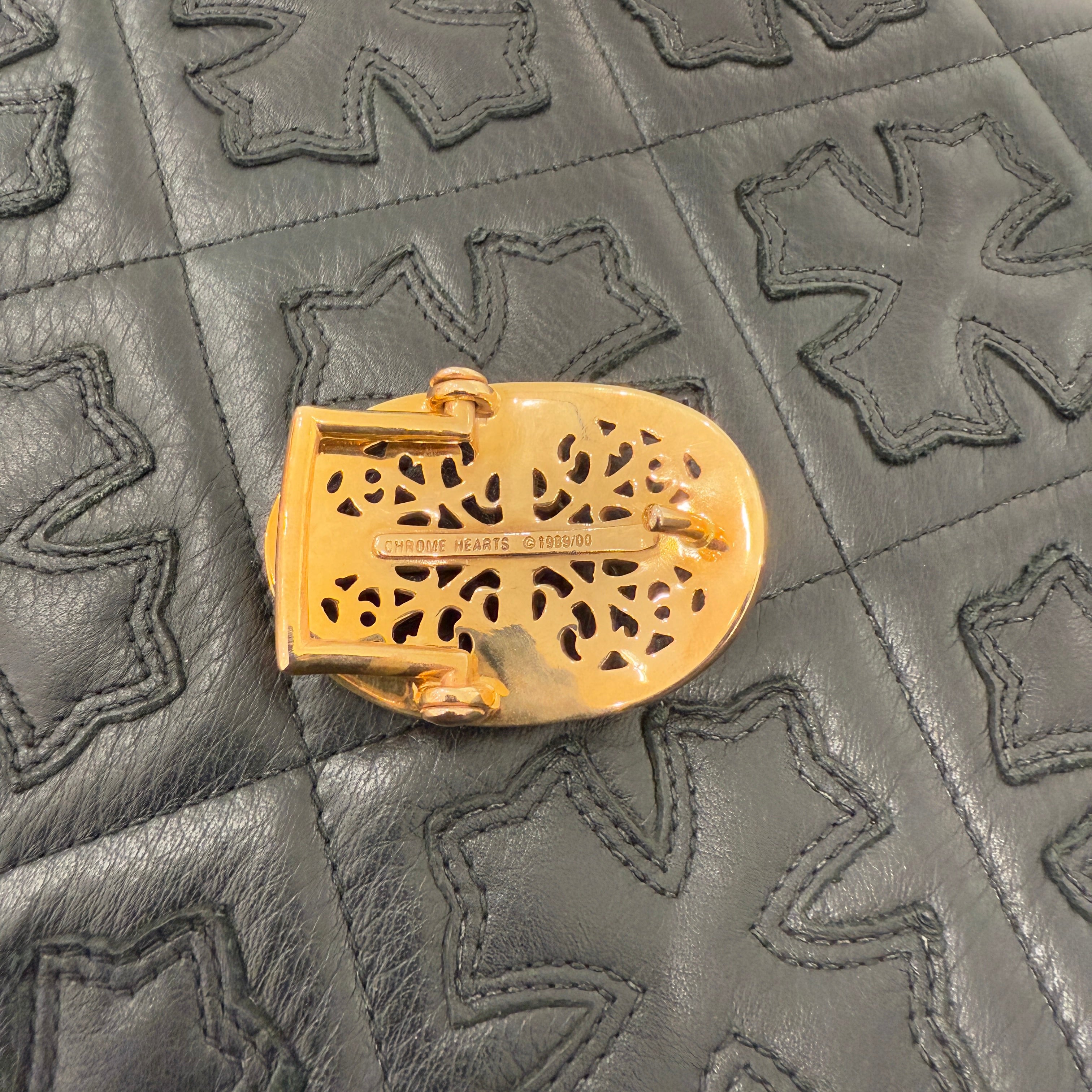 CHROME HEARTS Classic Oval Cross Belt Buckle Bronze クロムハーツ クラシック オーバル ベルトバックル ブロンズ