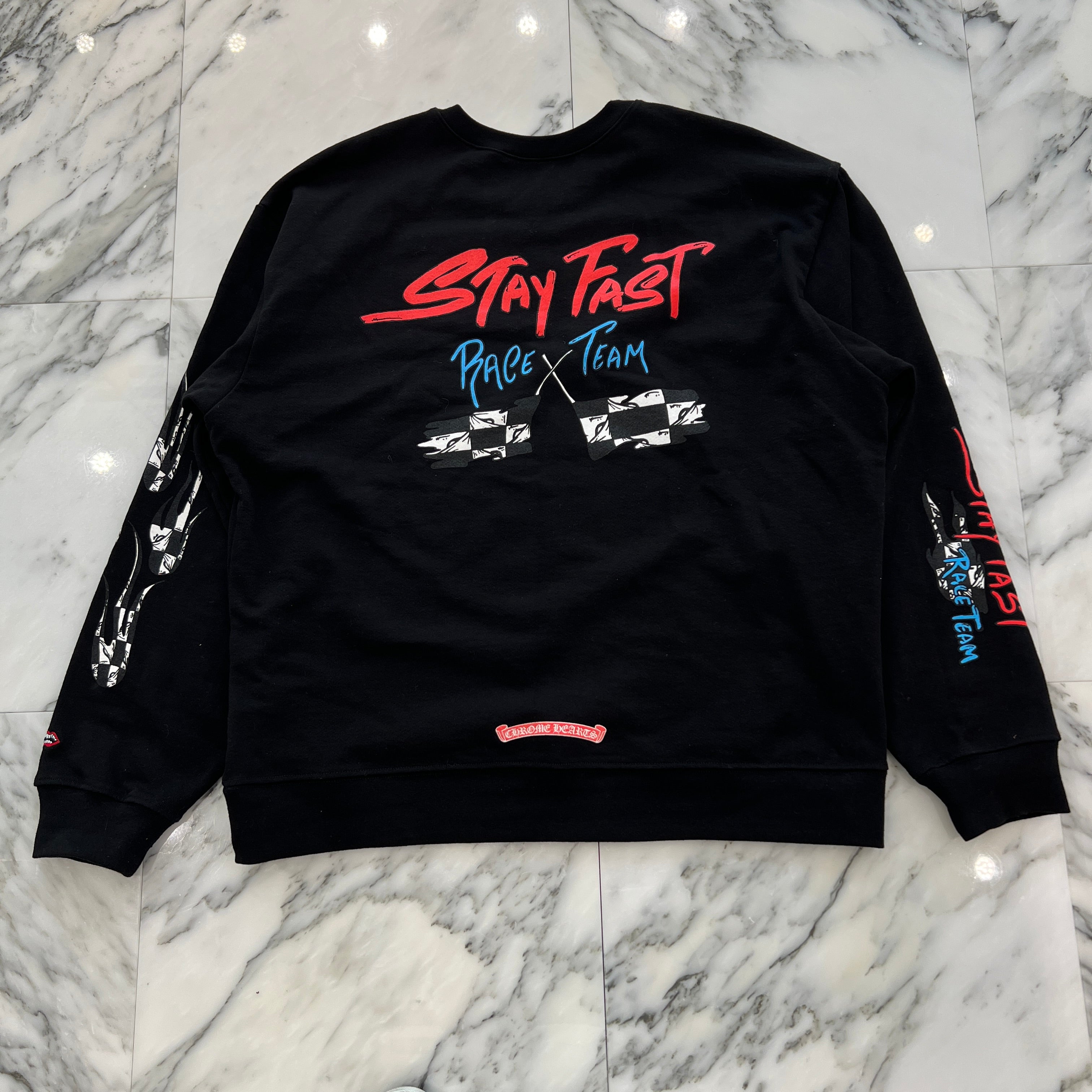 CHROME HEARTS × MATTY BOY PPO STAY FAST RACE TEAM Sweatshirt Size XL クロムハーツ × マッティボーイ ステイファスト レースチーム スウェットシャツ サイズXL
