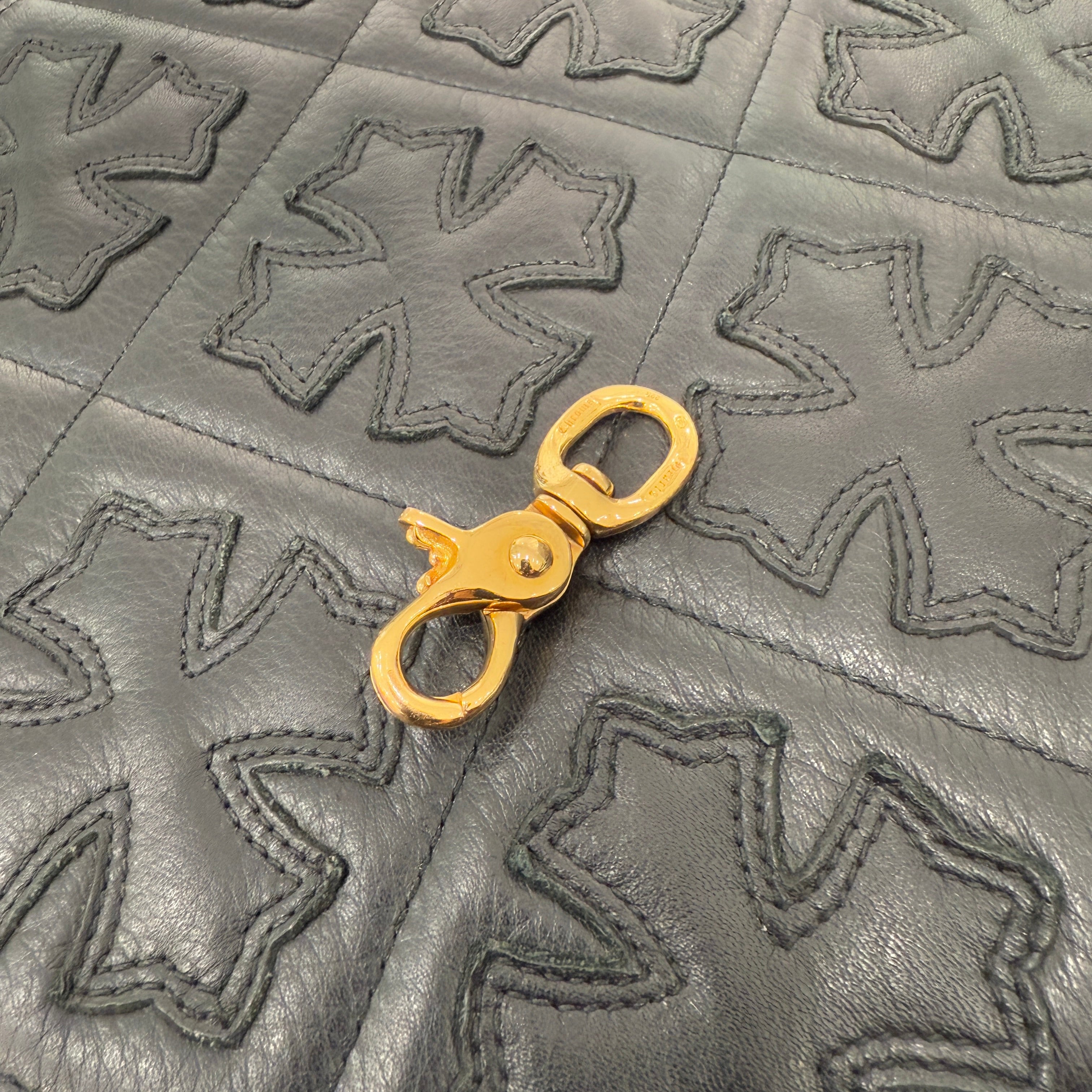 CHROME HEARTS 22K Clip Swivel Pave Diamond Gold Wallet Chain クロムハーツ クリップスイベル パヴェダイヤ ゴールド ウォレットチェーン