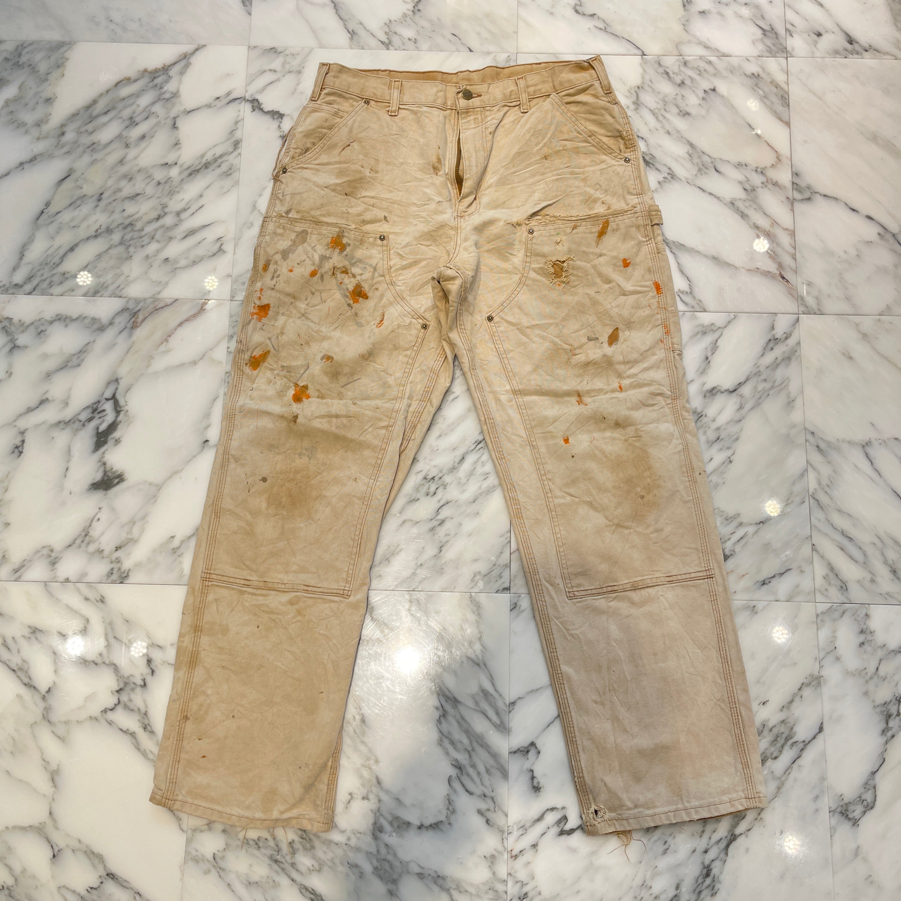 Carhartt Double Knee Denim Painter Pants Size 34×32 カーハート ダブルニー デニム ペインターパンツ サイズ 34×32