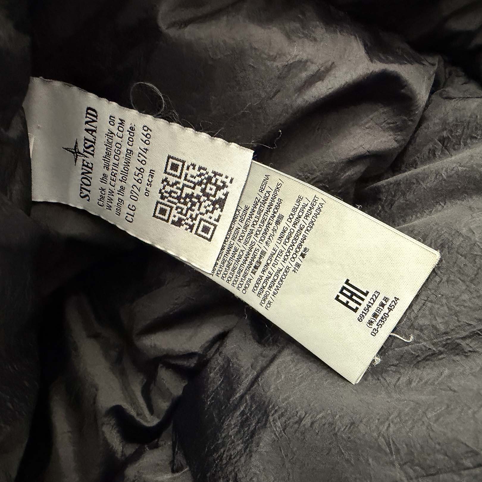 STONE ISLAND Garment Dyed Nylon Hooded Down Jacket 711540223 Size M ストーンアイランド ガーメントダイ ナイロン フード ダウンジャケット サイズM