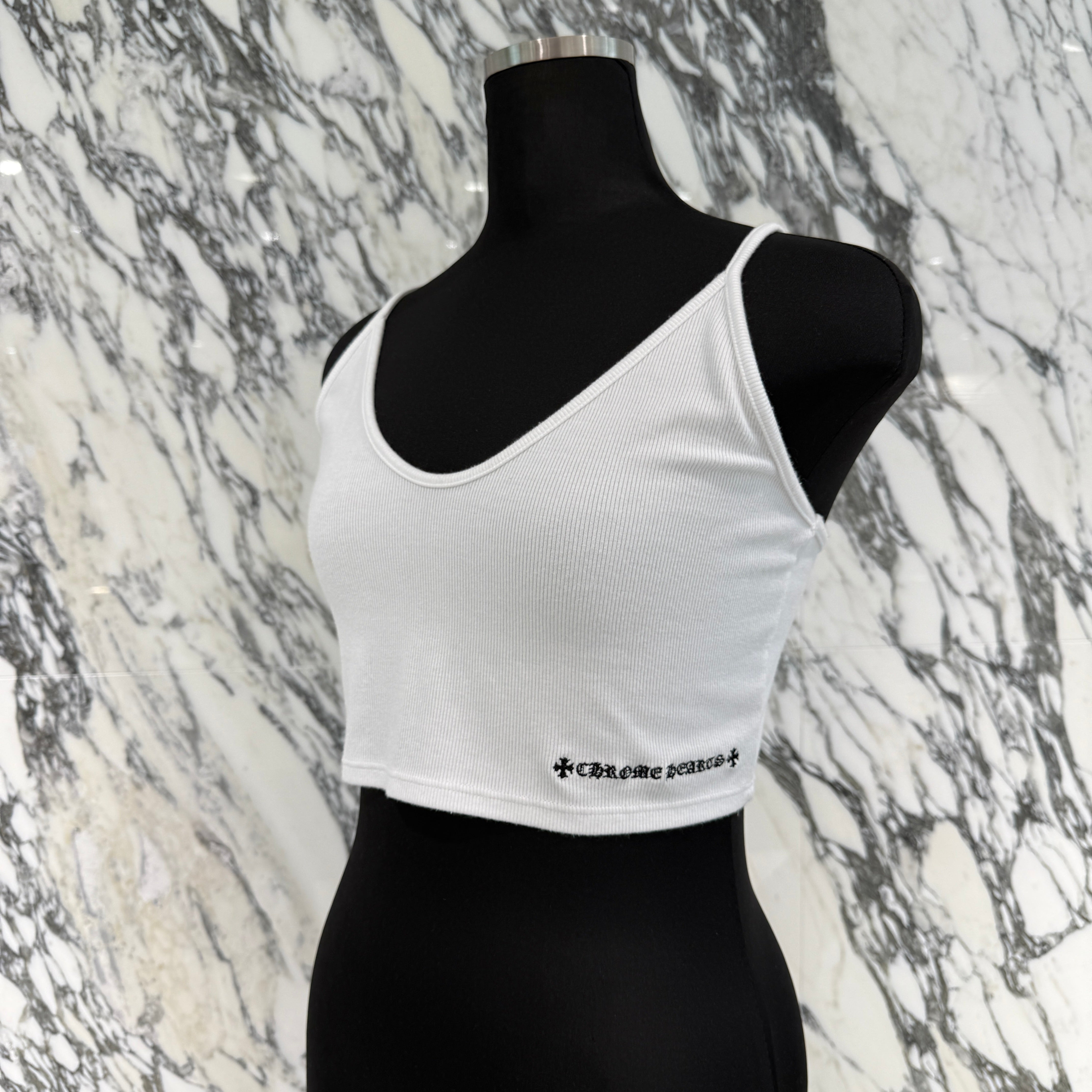 CHROME HEARTS Y NOT Vine Dagger Embroidery Camisole Size M クロムハーツ ワイノット ヴァインダガー刺繍 キャミソール サイズM