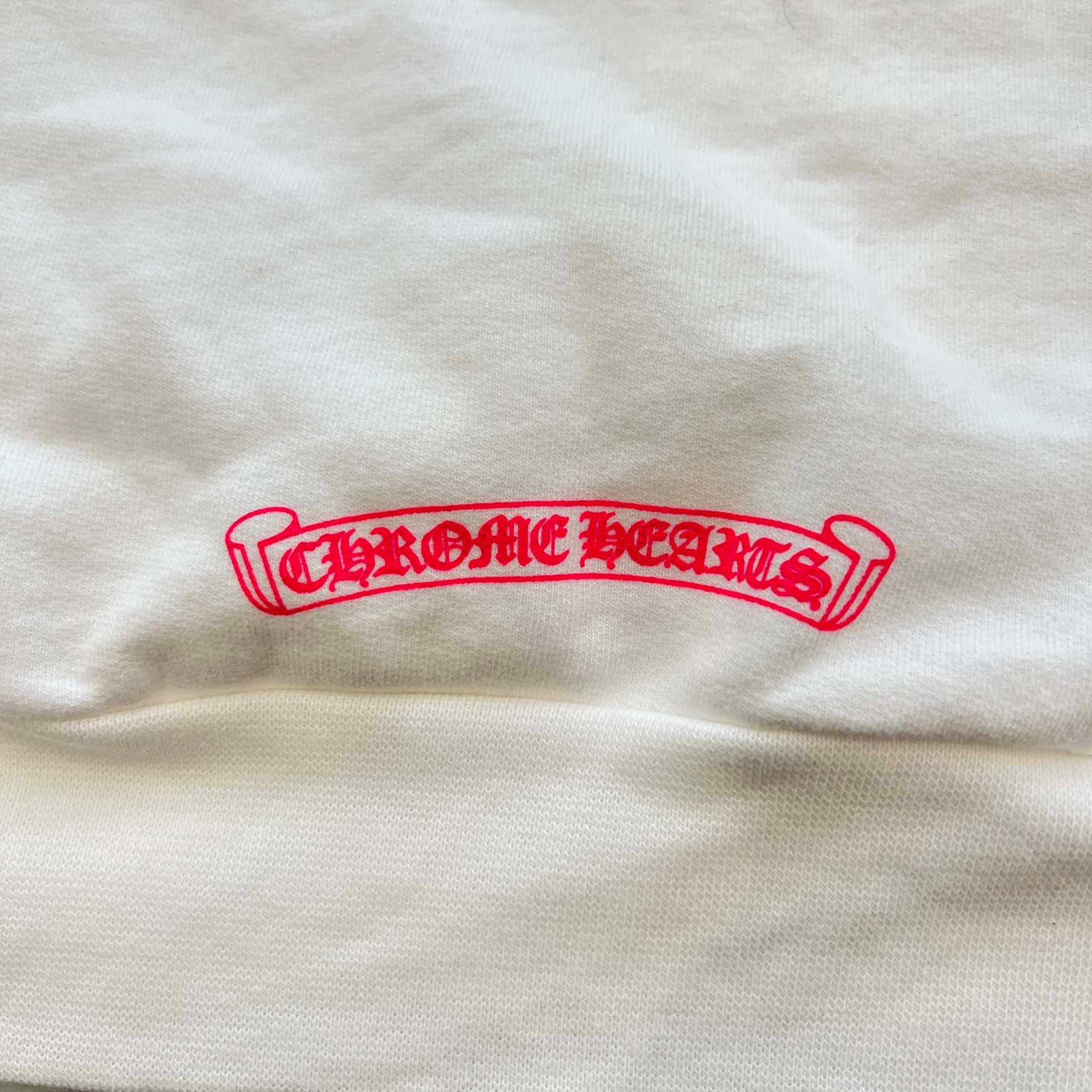 CHROME HEARTS 2025SS Floral Cross Horseshoe Pullover Hoodie Size M クロムハーツ フローラルクロス ホースシュー プルオーバーフーディ サイズM