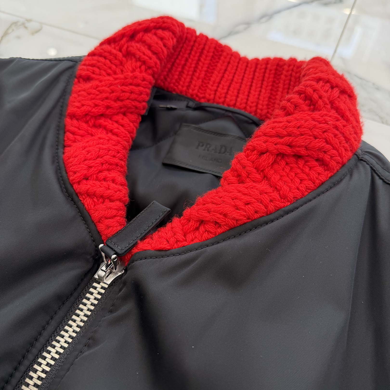PRADA 2022AW Re-Nylon Belted Bomber Jacket ACU1 2022 1867 Size M プラダ リナイロン ベルテッド ボンバー ジャケット サイズM