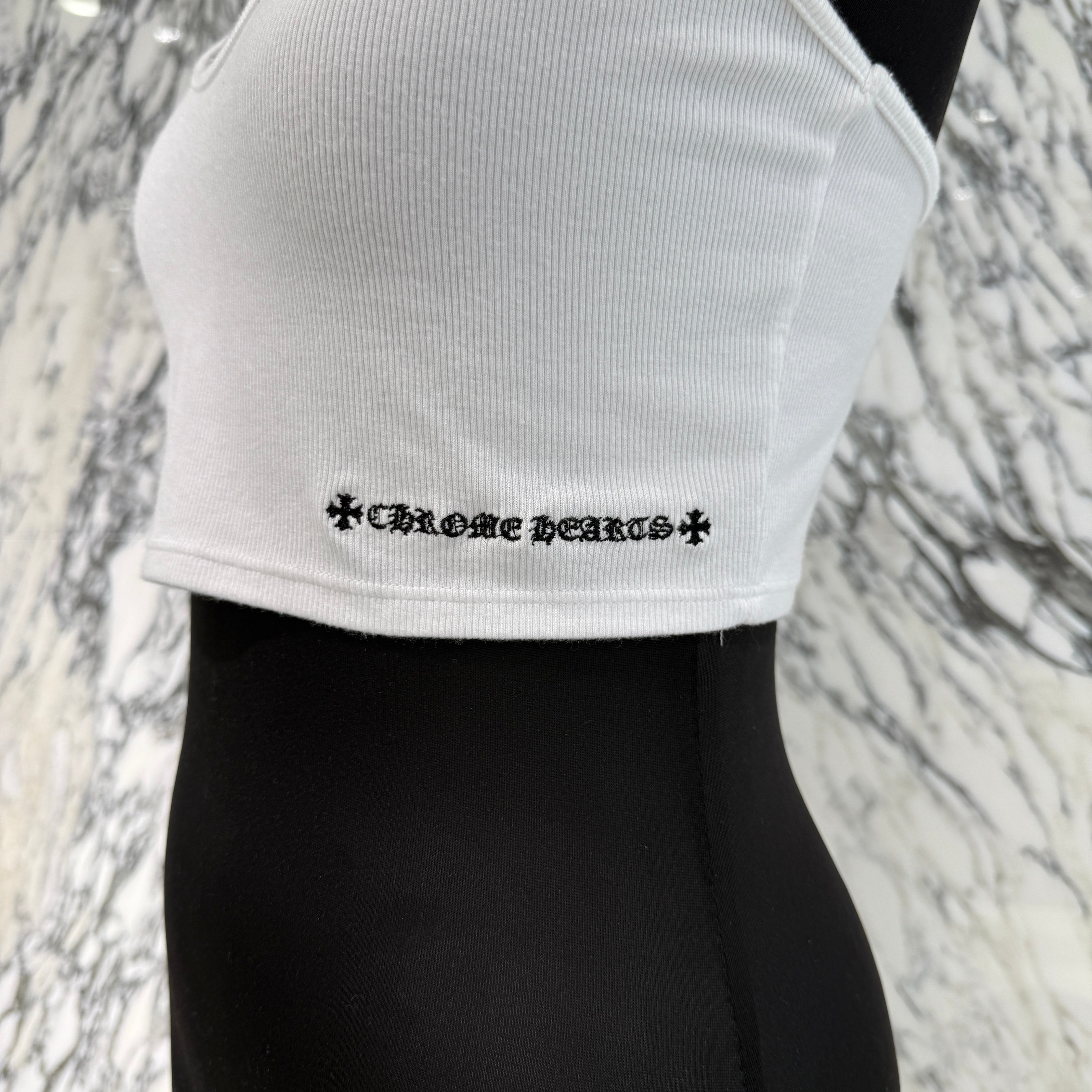 CHROME HEARTS Y NOT Vine Dagger Embroidery Camisole Size M クロムハーツ ワイノット ヴァインダガー刺繍 キャミソール サイズM