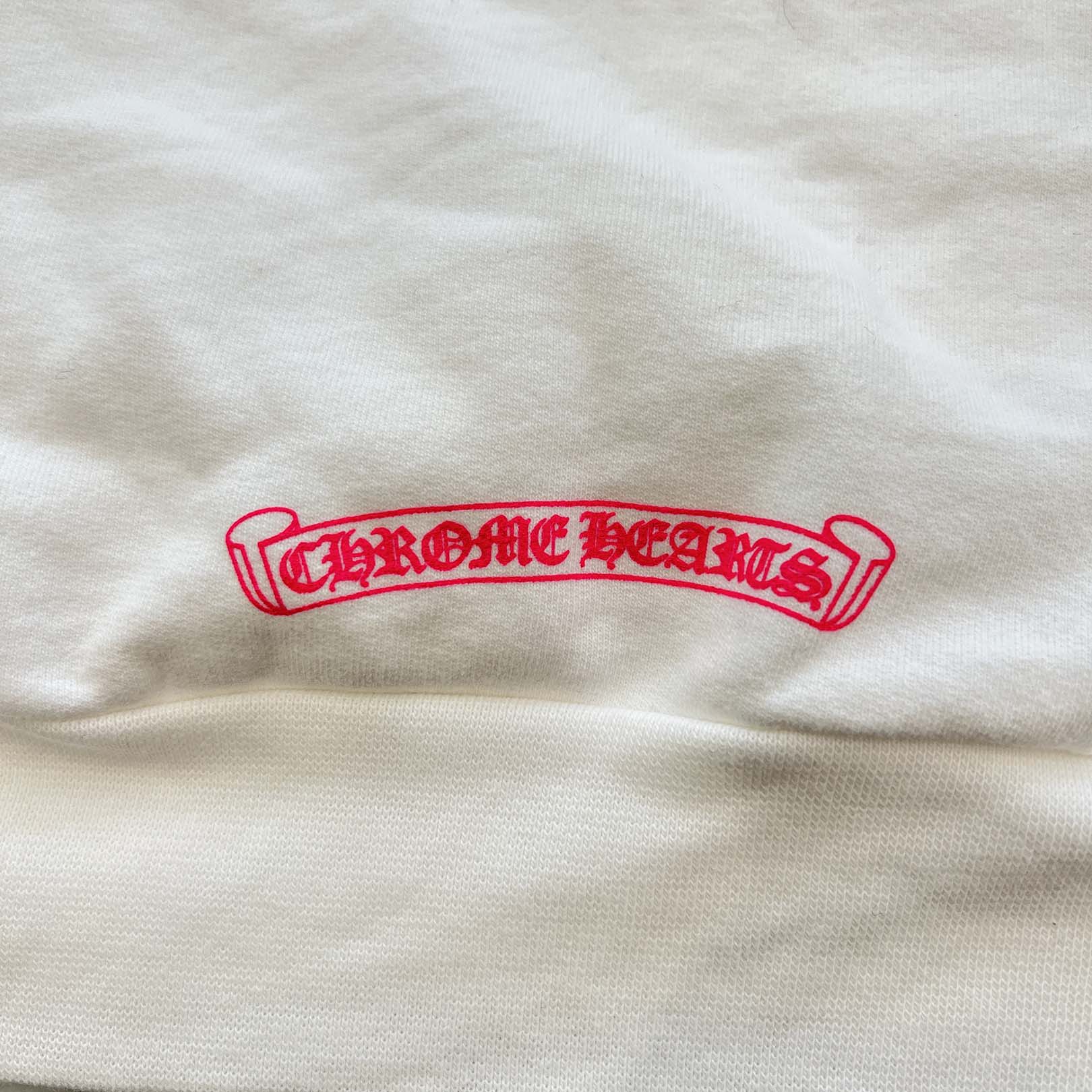 CHROME HEARTS 2025SS Floral Cross Horseshoe Pullover Hoodie Size M クロムハーツ フローラルクロス ホースシュー プルオーバーフーディ サイズM