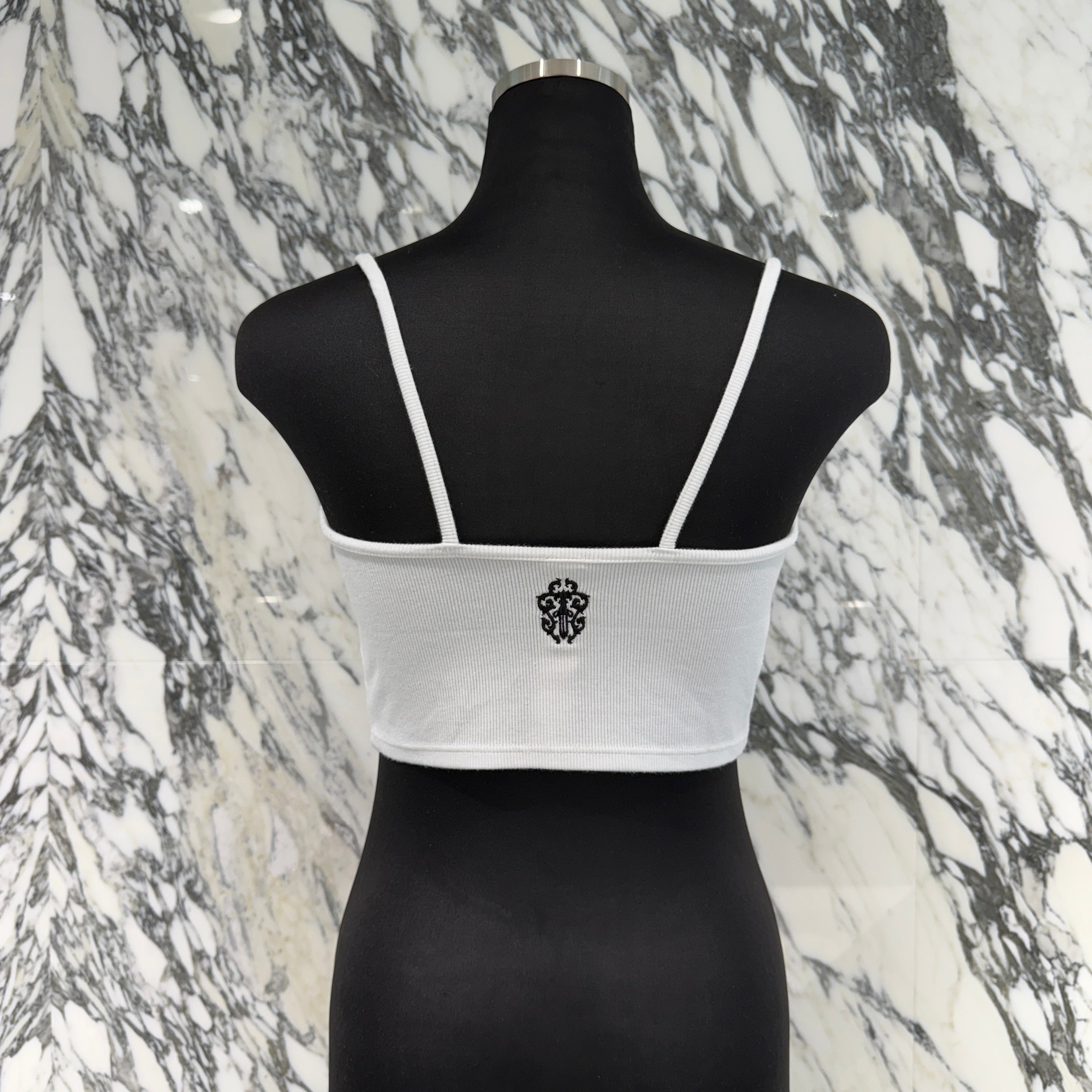 CHROME HEARTS Y NOT Vine Dagger Embroidery Camisole Size M クロムハーツ ワイノット ヴァインダガー刺繍 キャミソール サイズM