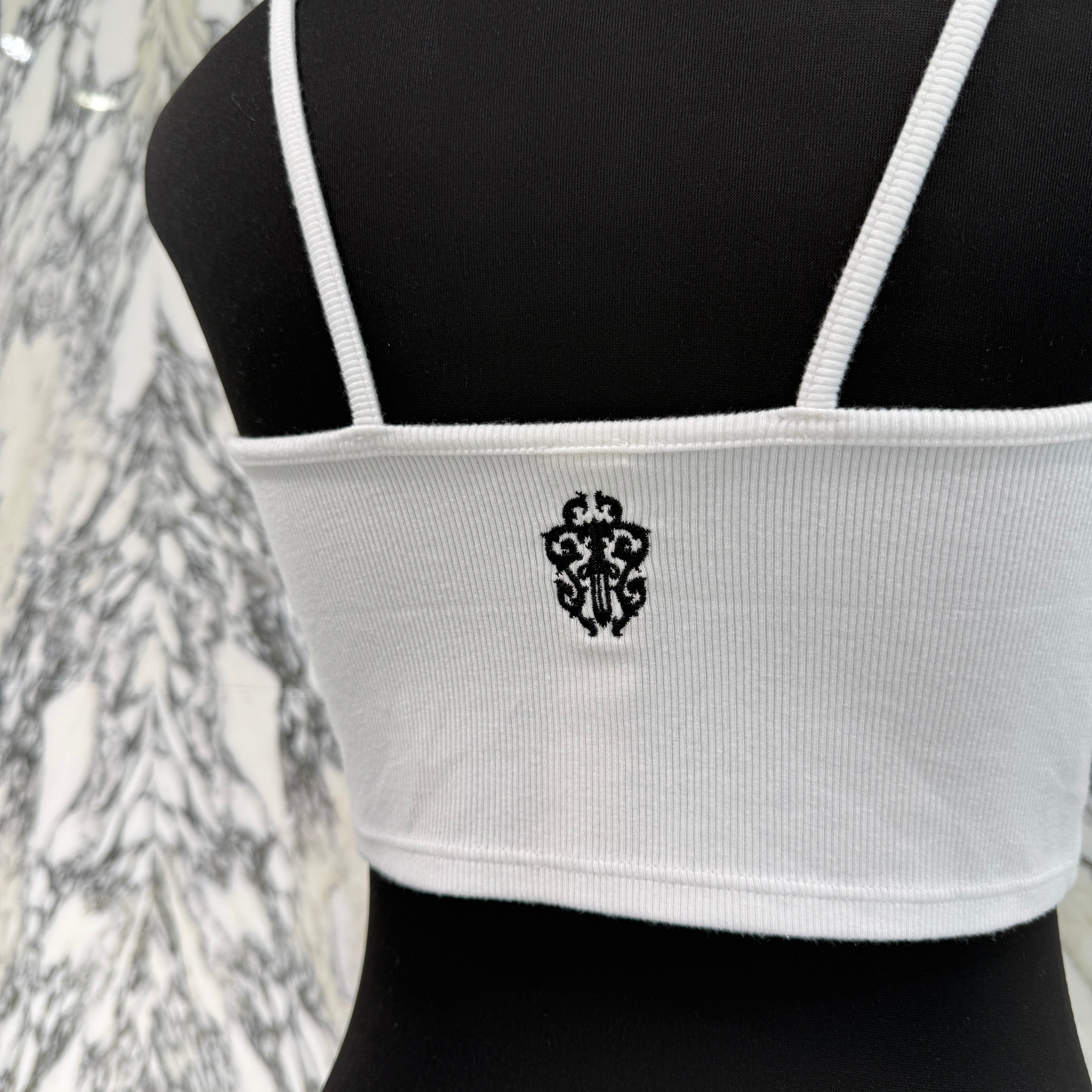 CHROME HEARTS Y NOT Vine Dagger Embroidery Camisole Size M クロムハーツ ワイノット ヴァインダガー刺繍 キャミソール サイズM